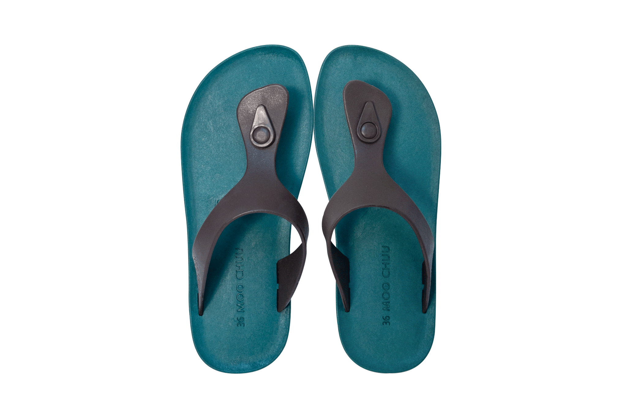 Candy Green Sole Brown Strap