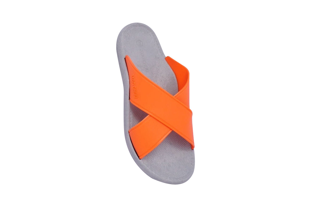 Crossy Grey Sole Orange Strap