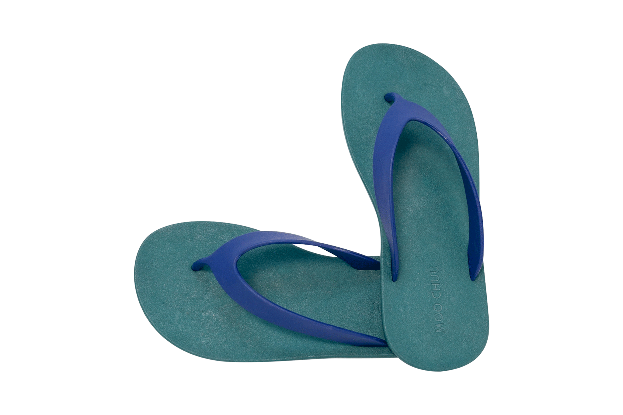 Flippy Green Sole Blue Strap