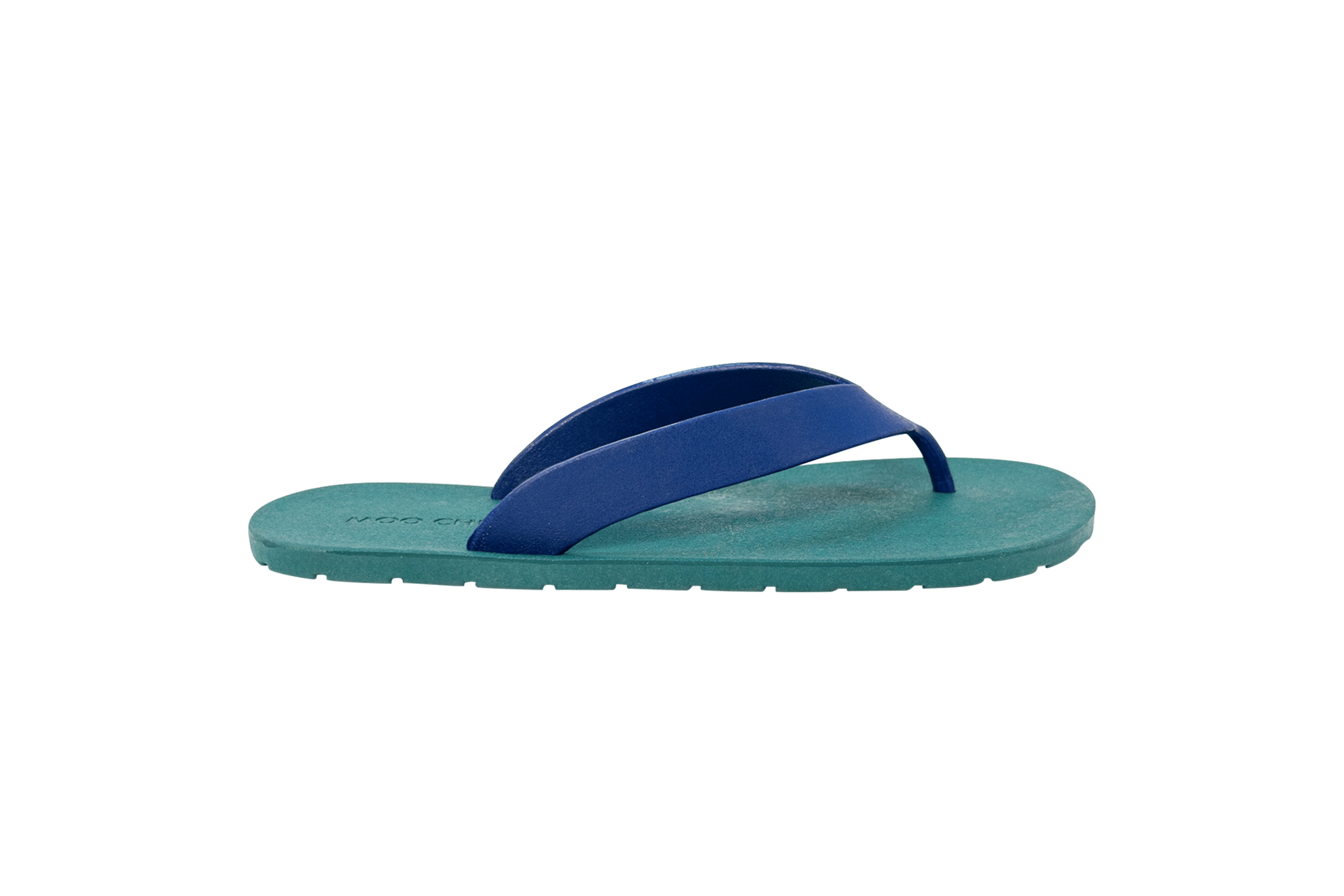 Flippy Green Sole Blue Strap