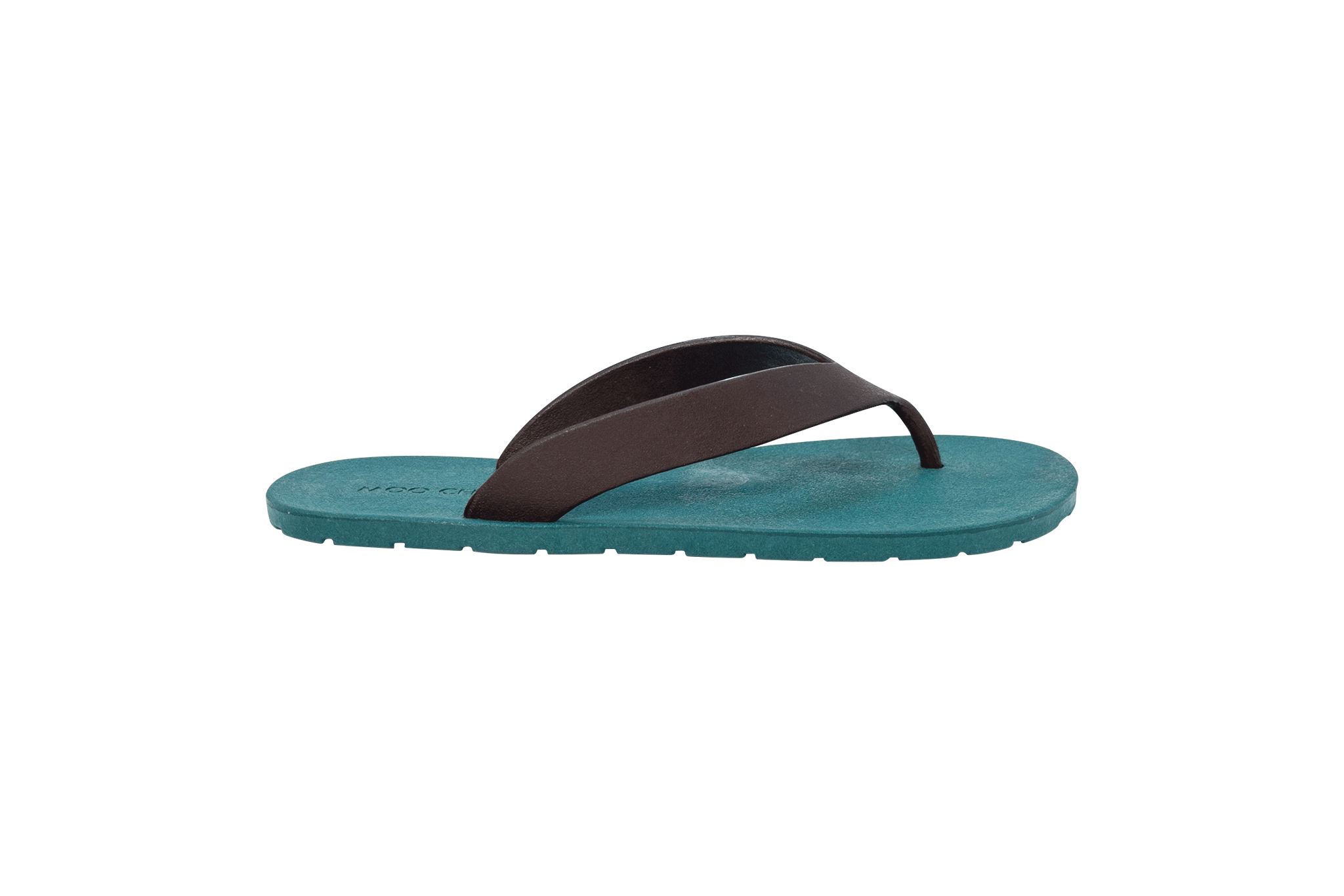 Flippy Green Sole Brown Strap