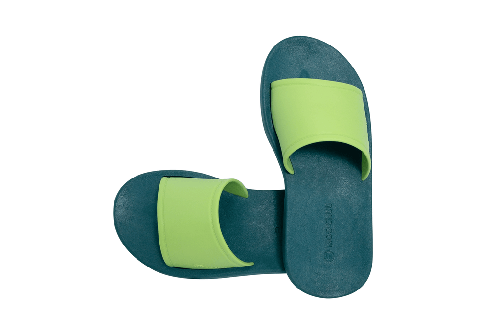 Fluffy Green Sole Lime Strap