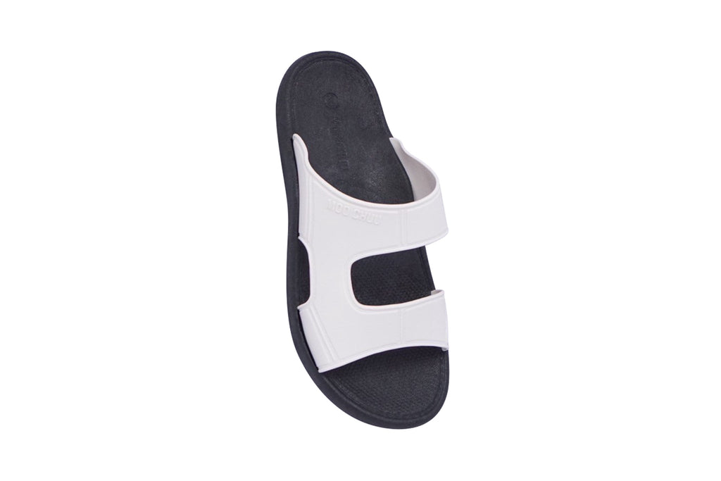 Harvey Black Sole White Strap