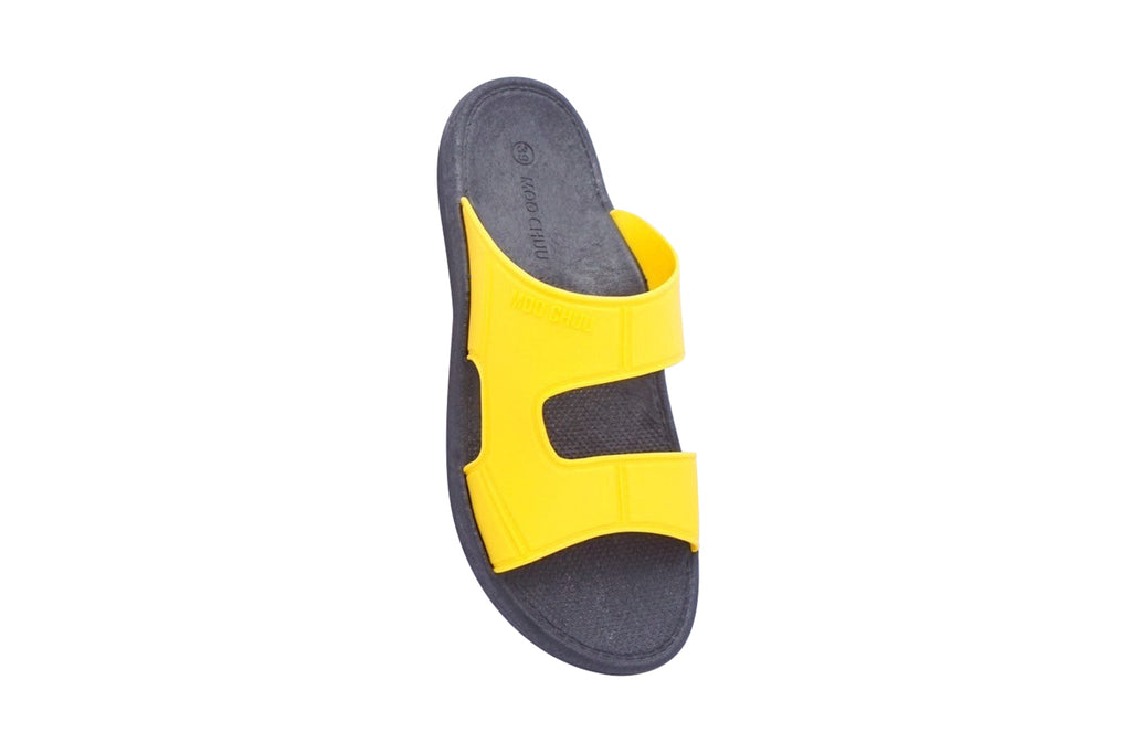 Harvey Black Sole Yellow Strap