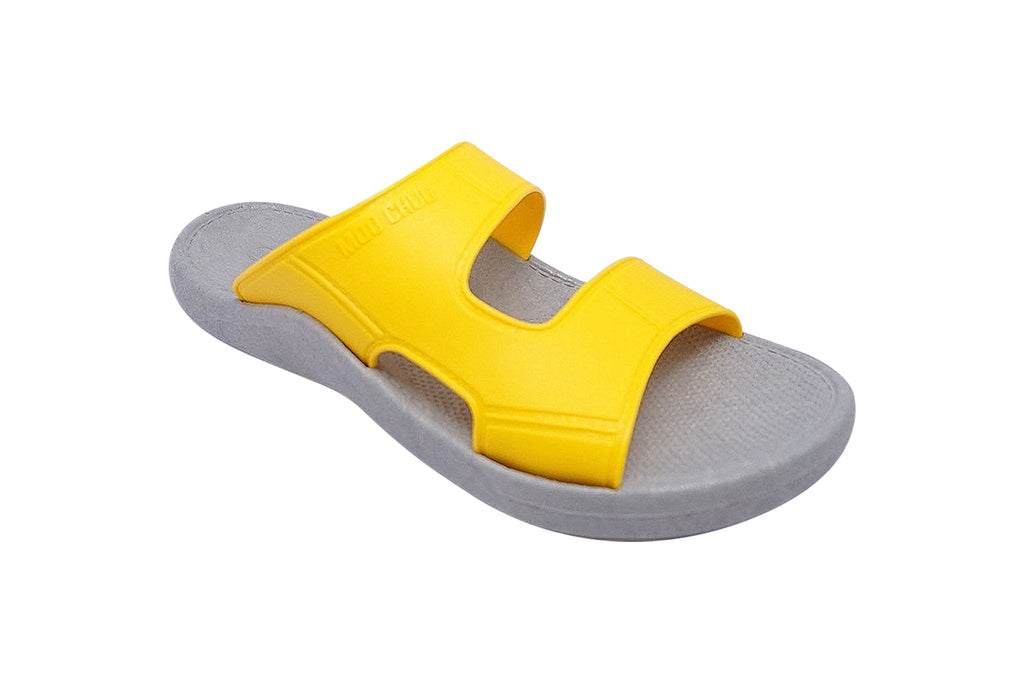 Harvey Grey Sole Yellow Strap