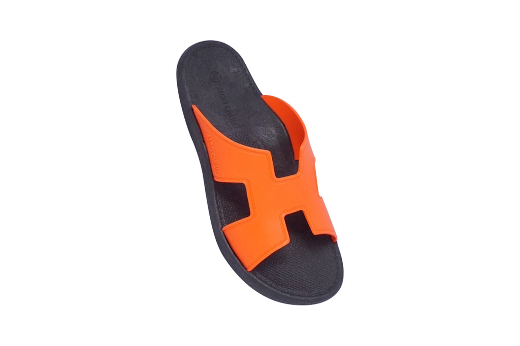 Hermey Black Sole Orange Strap