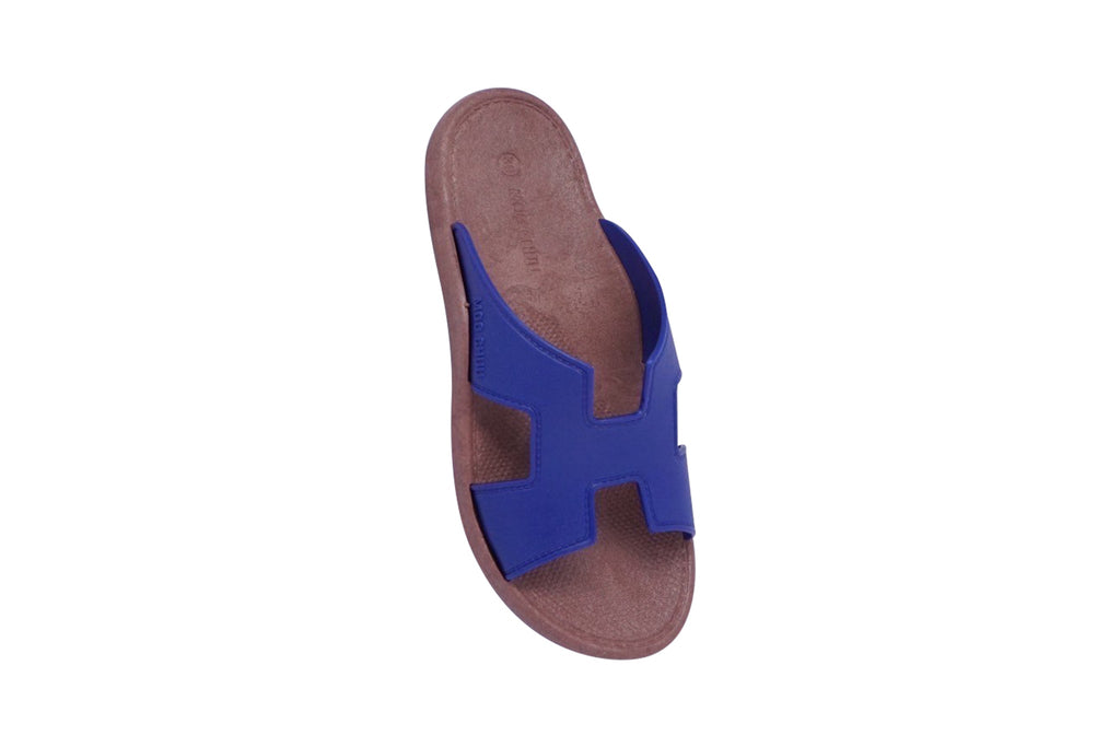 Hermey Brown Sole Blue Strap