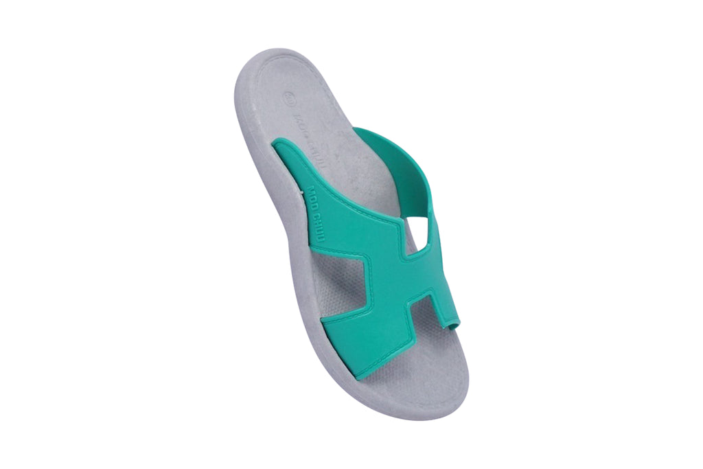 Hermey Grey Sole Green Strap