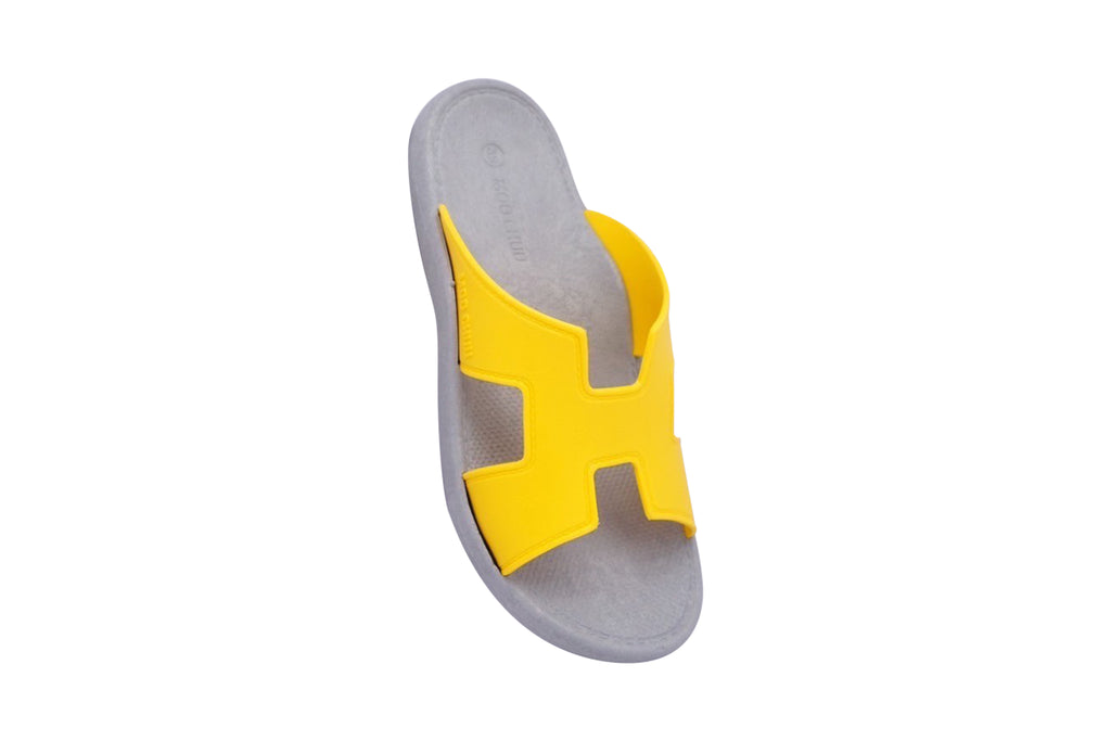 Hermey Grey Sole Yellow Strap