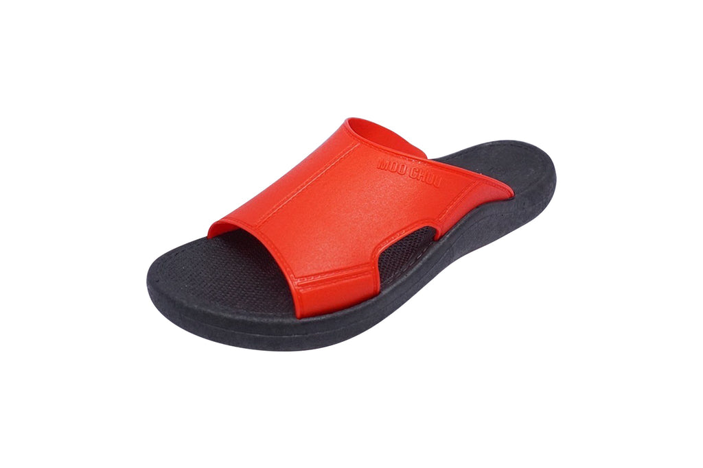 Jangy Black Sole Red Strap