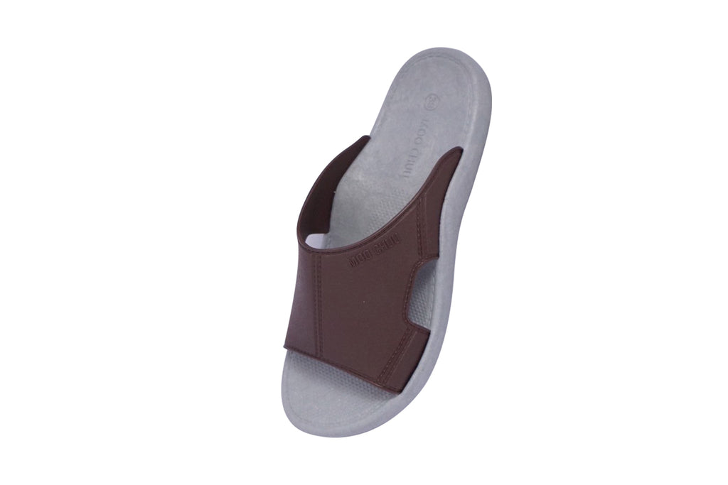 Jangy Grey Sole Brown Strap