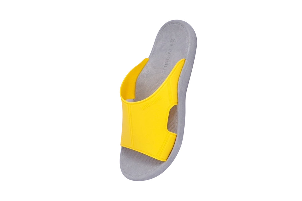 Jangy Grey Sole Yellow Strap