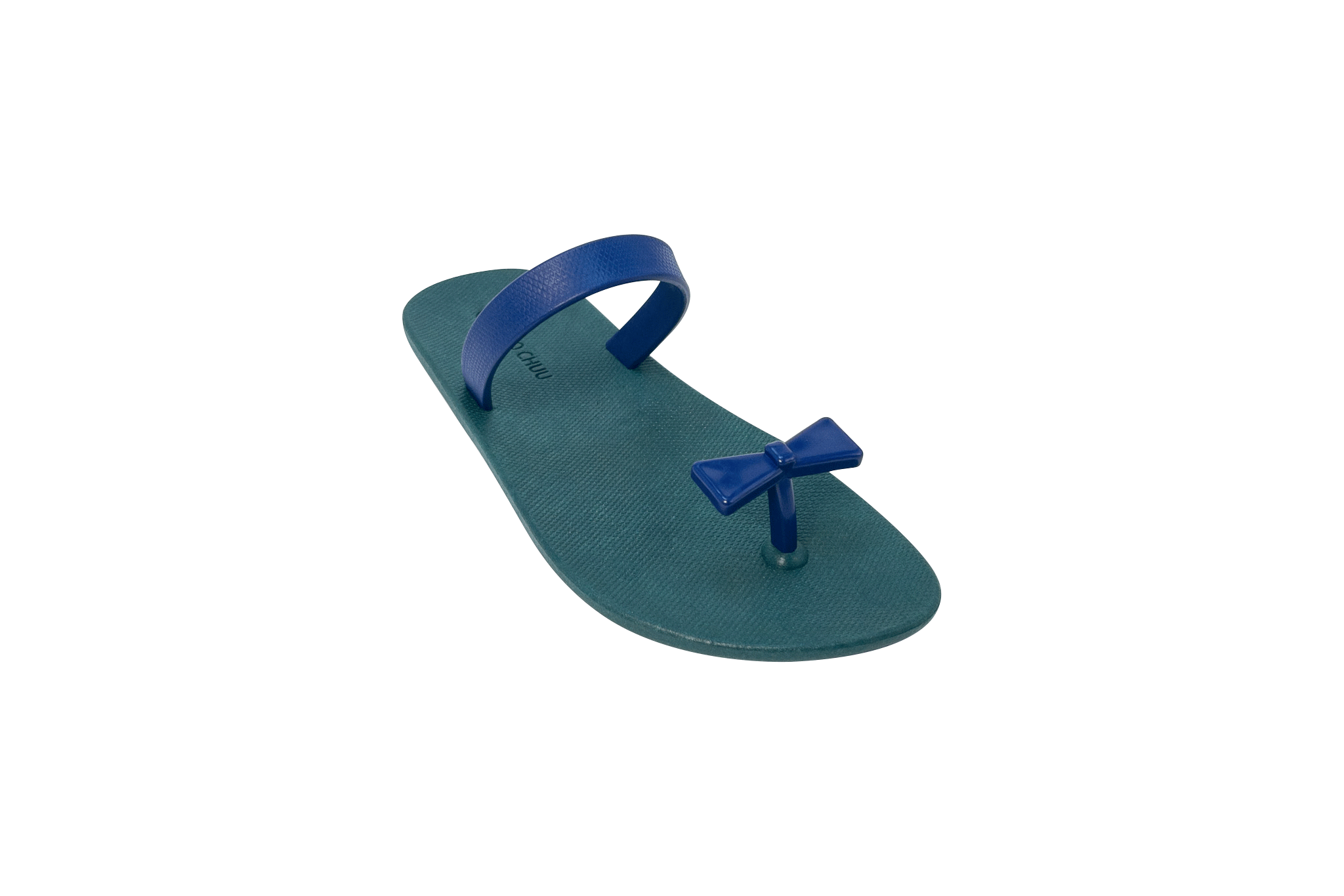 Sweety Bow Green Sole Blue Strap