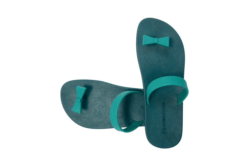 Sweety Bow Green Sole Green Strap