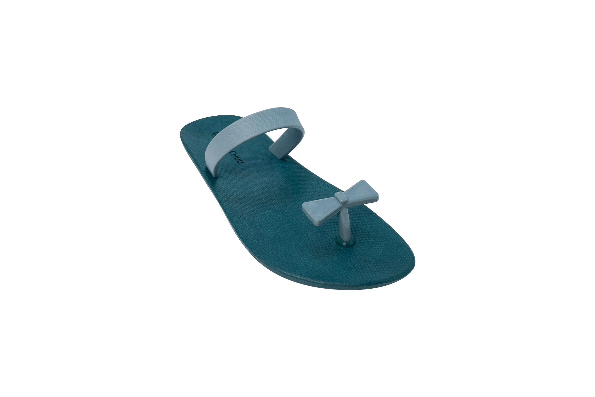 Sweety Bow Green Sole Grey Strap
