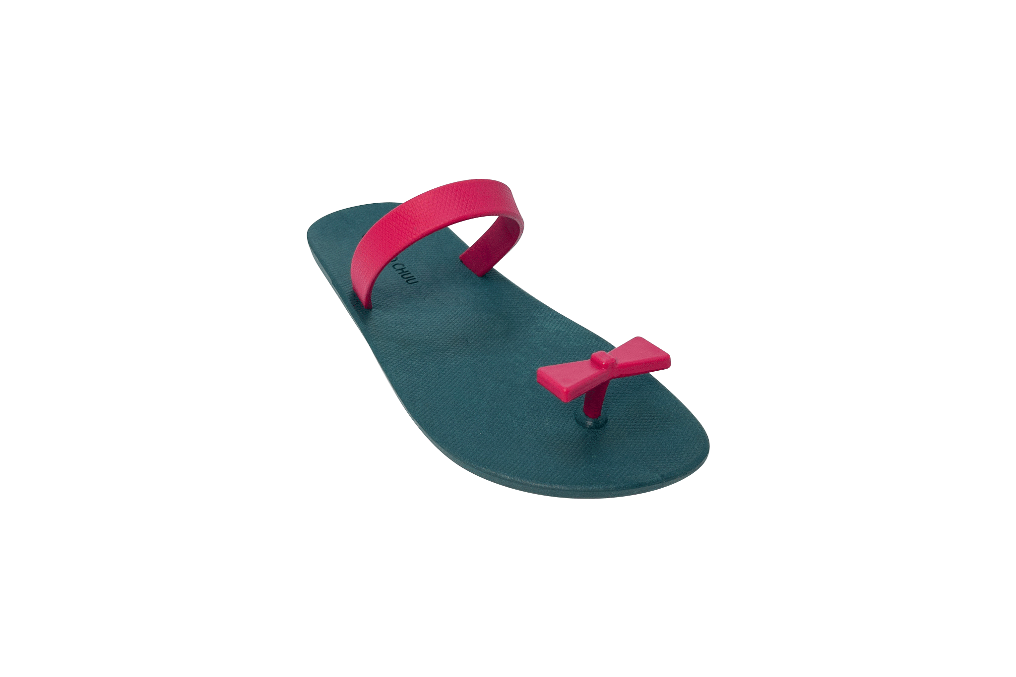 Sweety Bow Green Sole Pink Strap