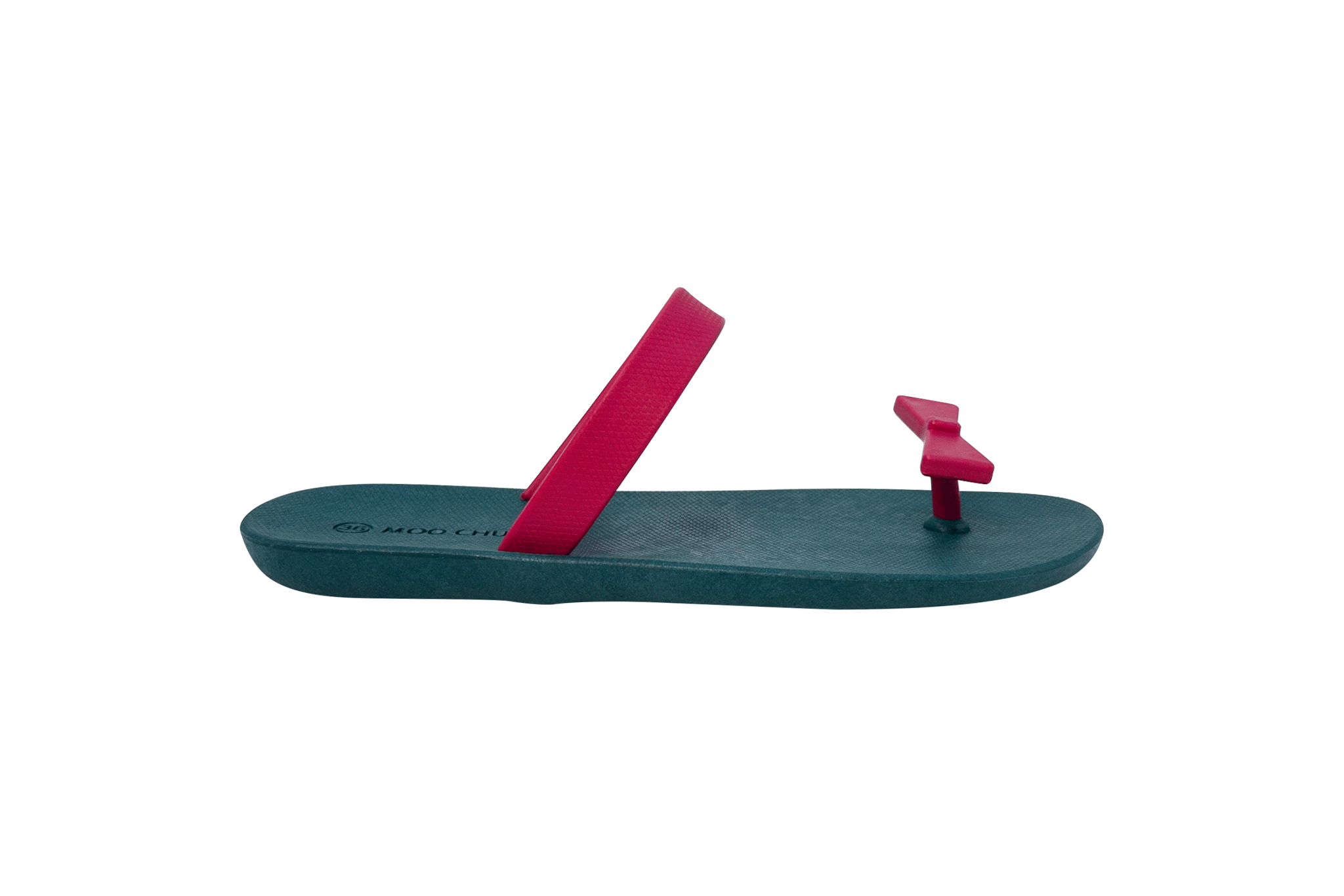 Sweety Bow Green Sole Pink Strap