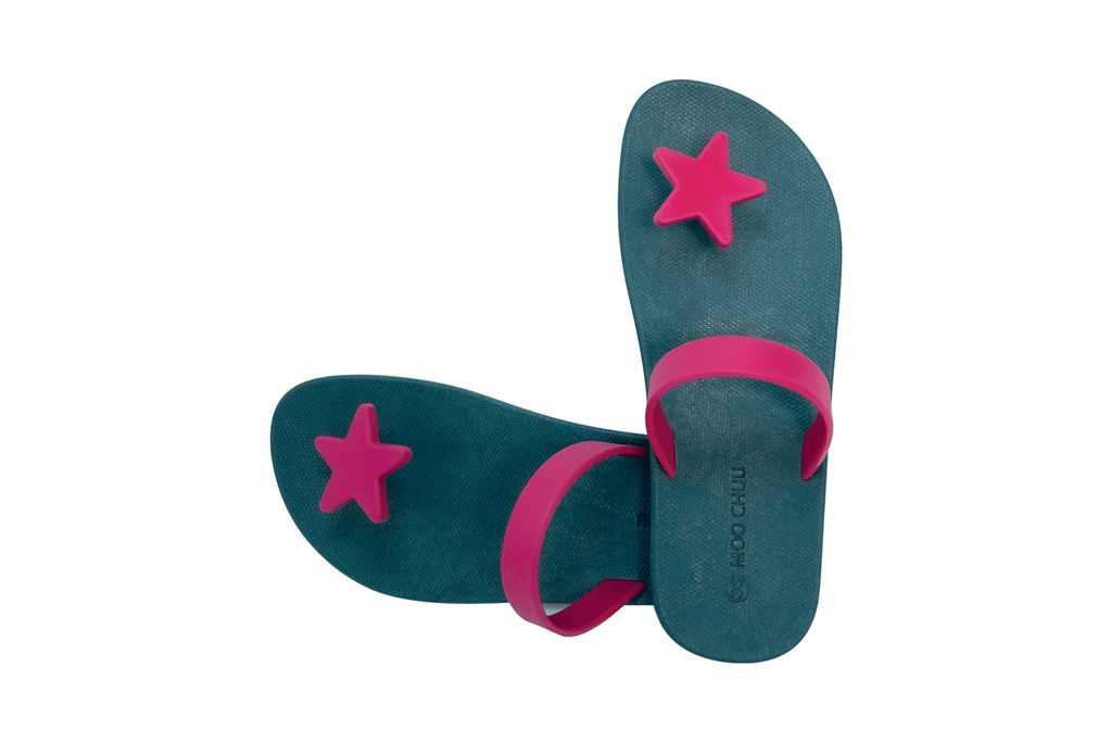 Sweety Star Green Sole Pink Strap