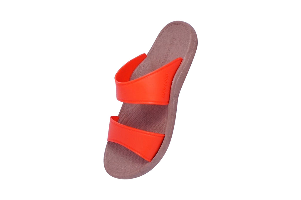 Twinny Brown Sole Red Strap