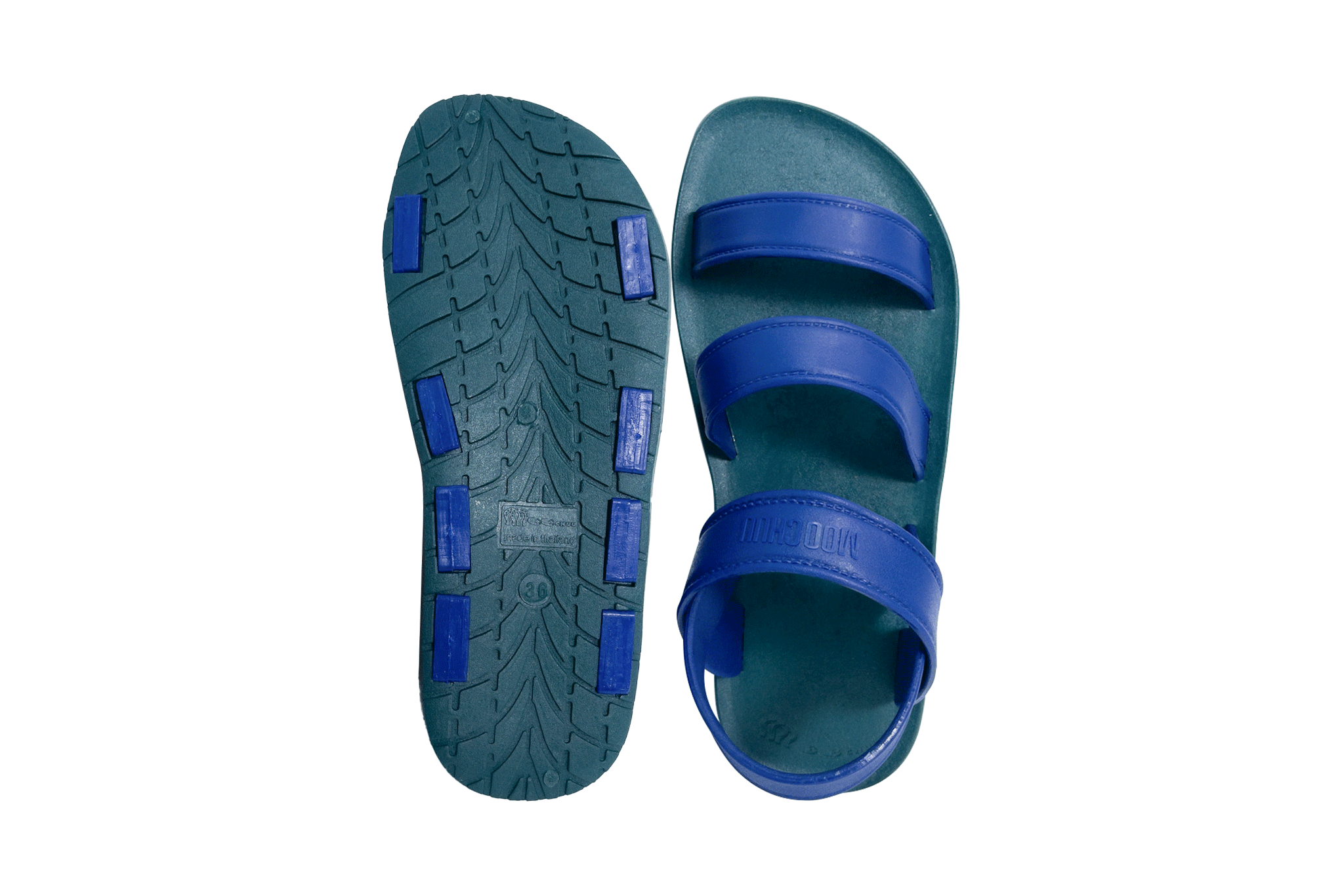Twin Plus Green Sole Blue Strap