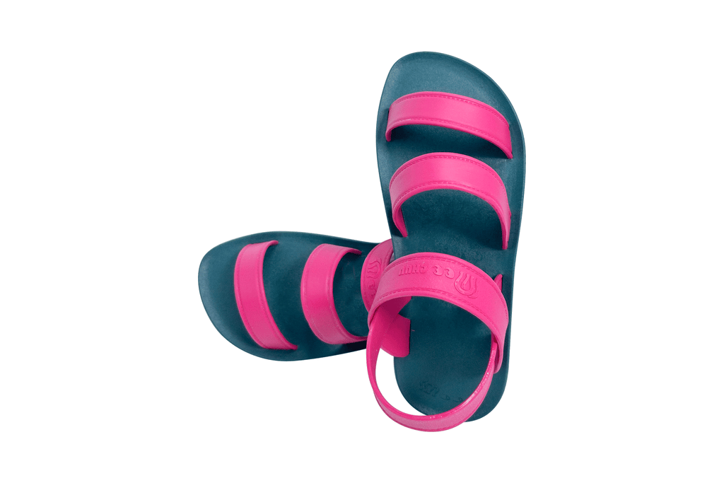 Twin Plus Green Sole Pink Strap