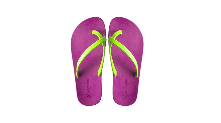 Alpha Pink Sole Green Strap
