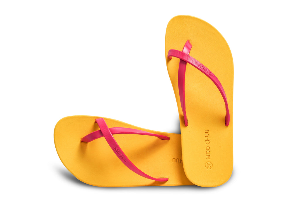 Alpha Yellow Sole Pink Strap