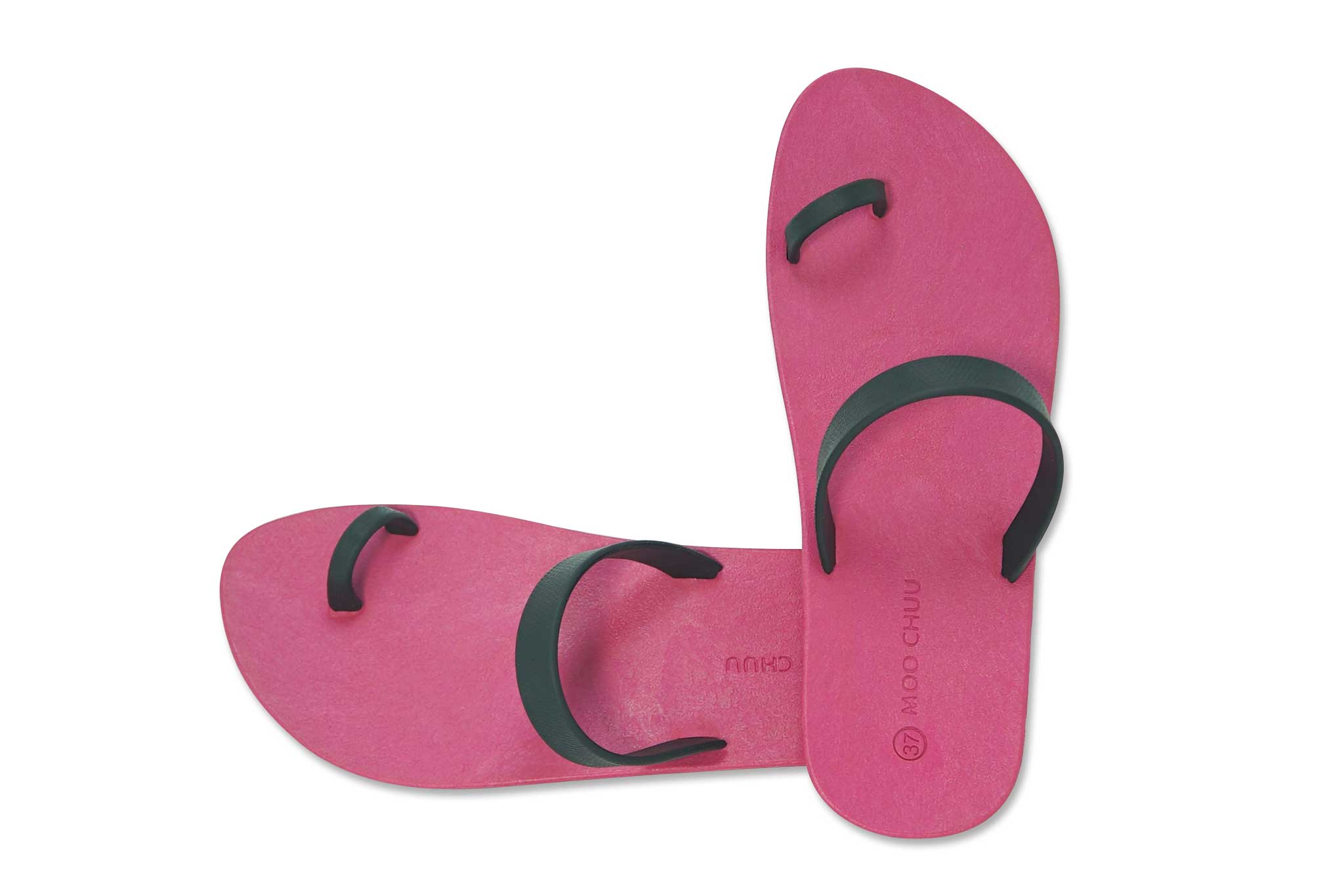 Sweety Pop Pink Sole Black Strap