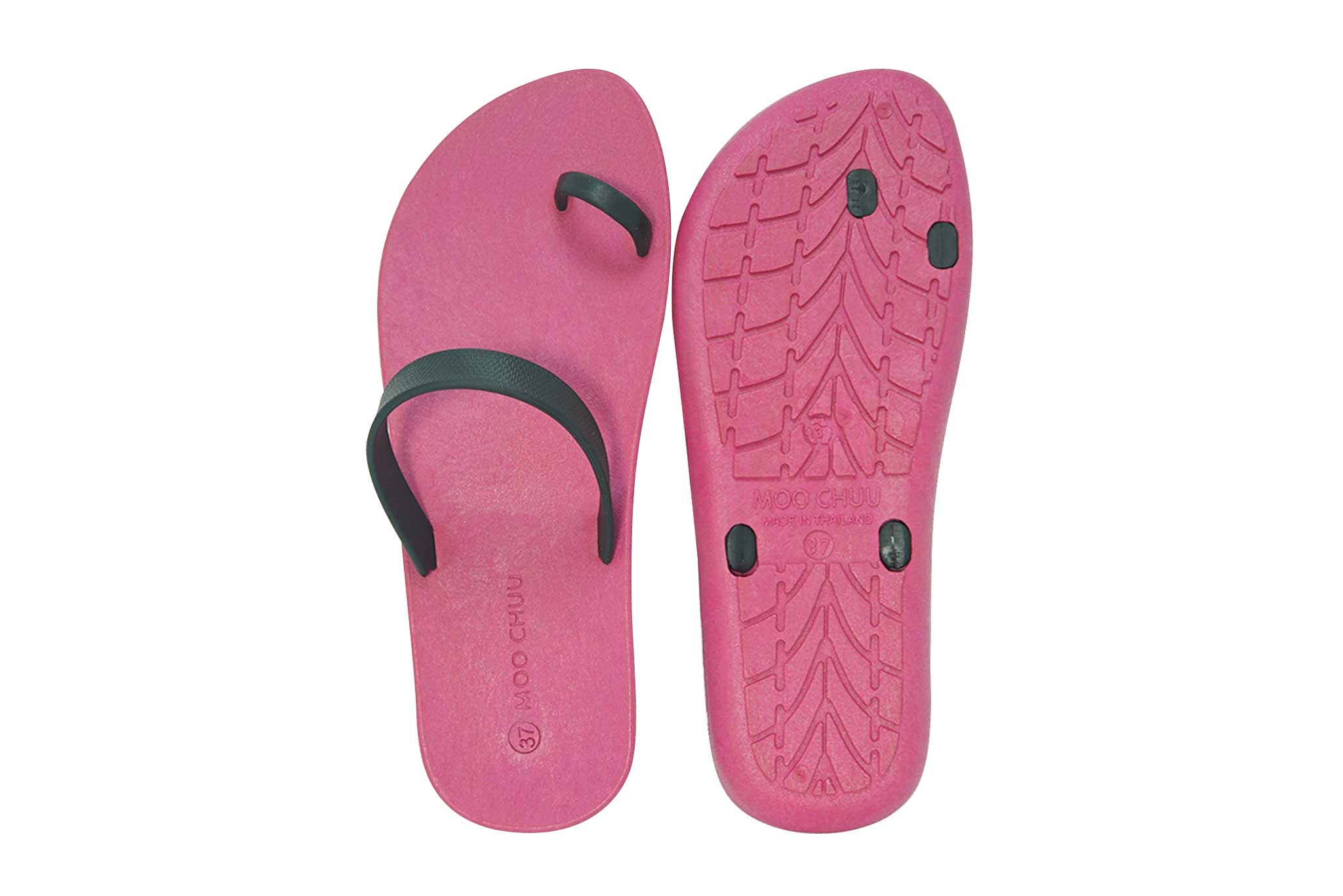 Sweety Pop Pink Sole Black Strap
