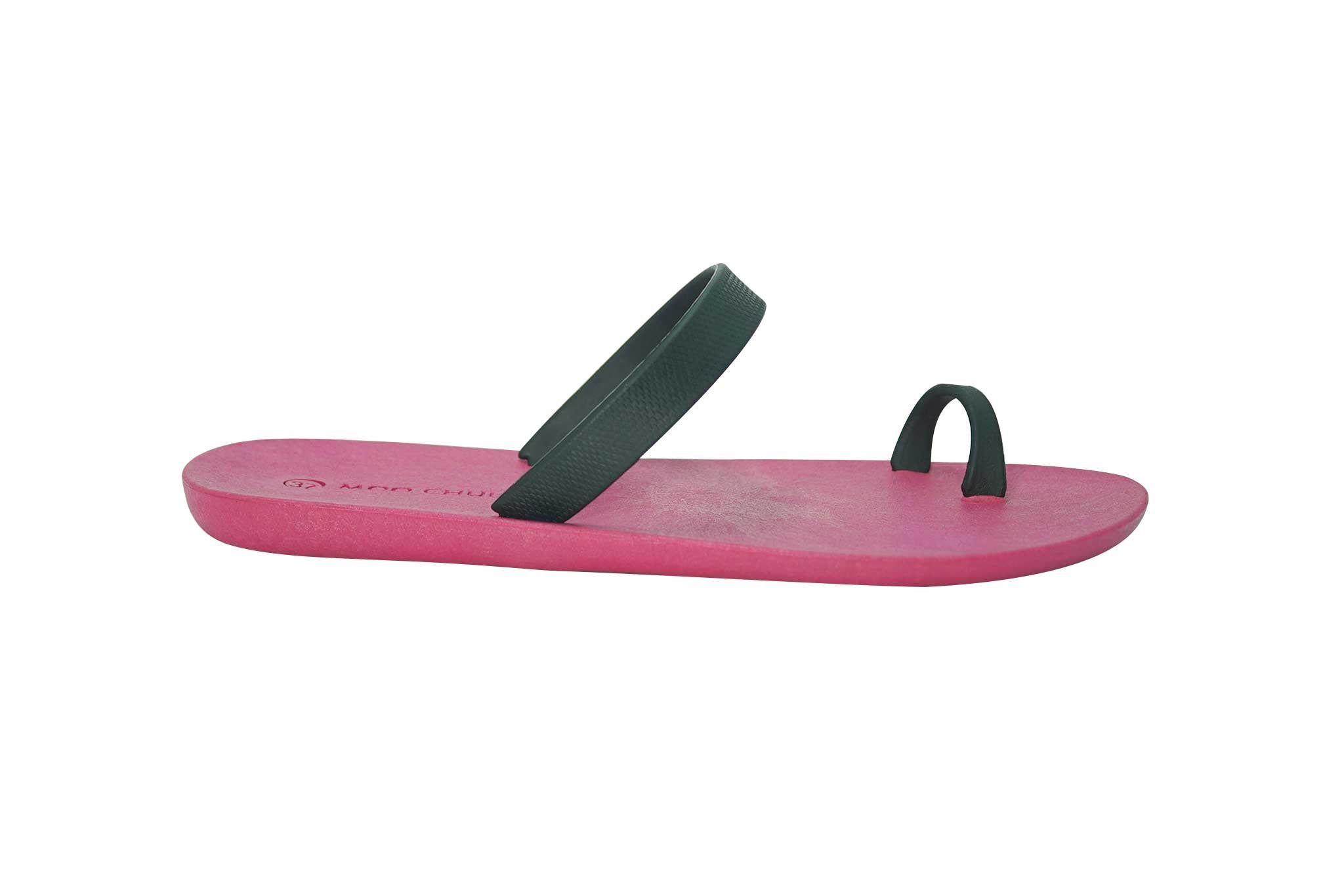 Sweety Pop Pink Sole Black Strap