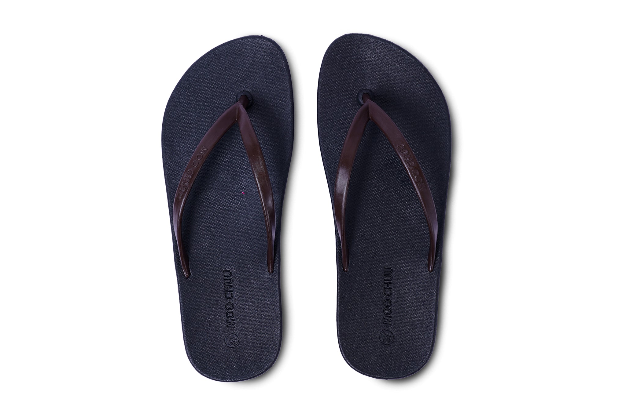 Dali Flippy Black Sole Brown Strap