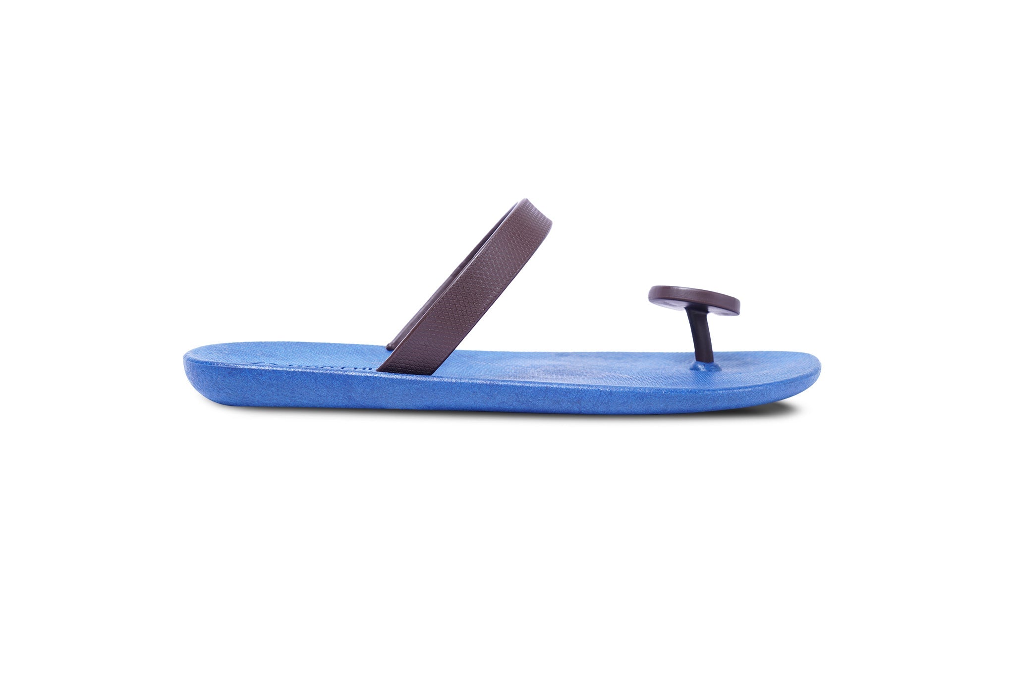 Sweety Dot Blue Sole Brown Strap