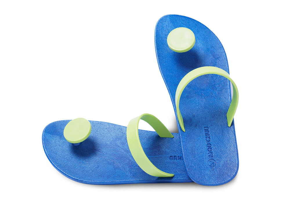 Sweety Dot Blue Sole Lime Strap