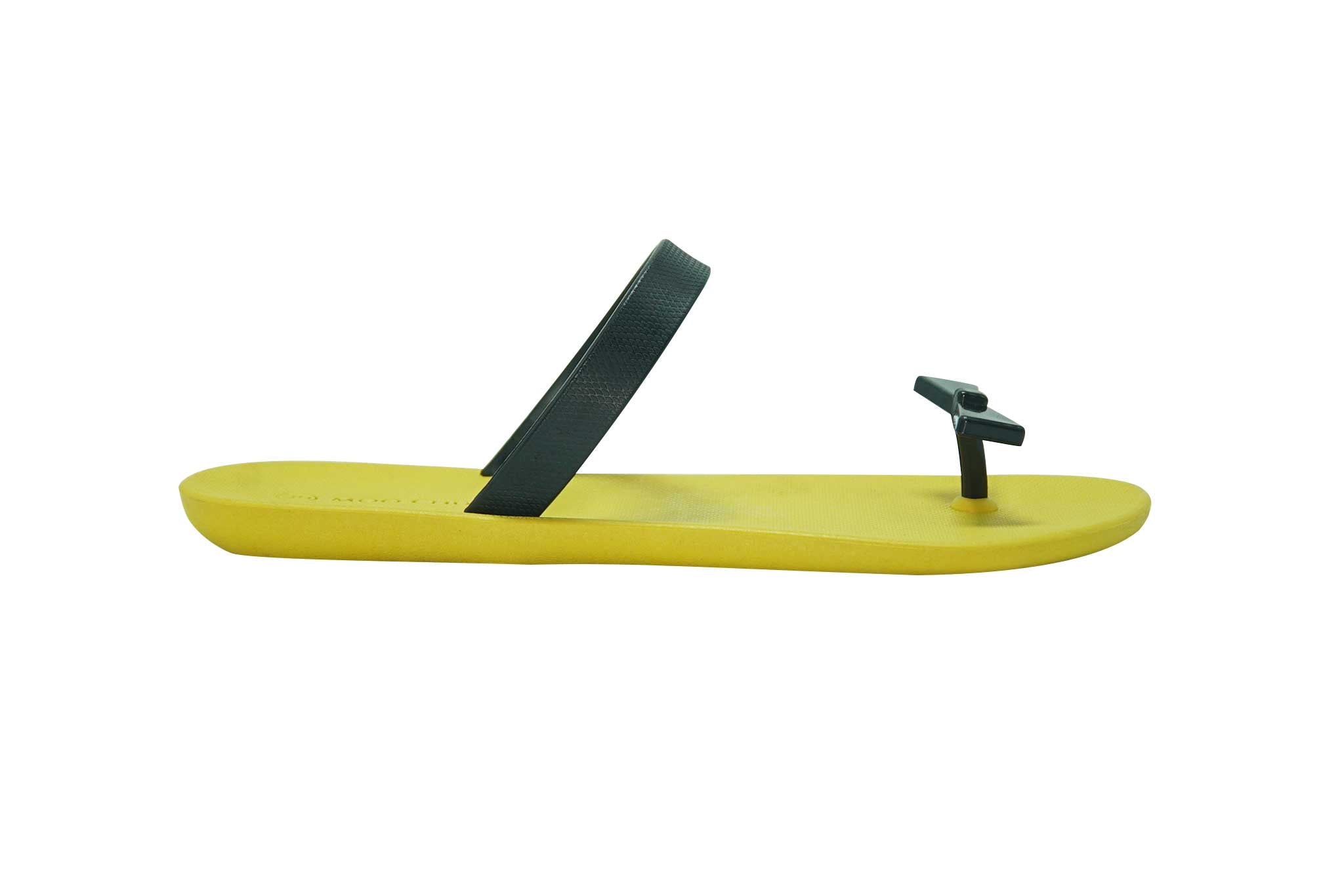 Sweety Bow Yellow Sole Black Strap