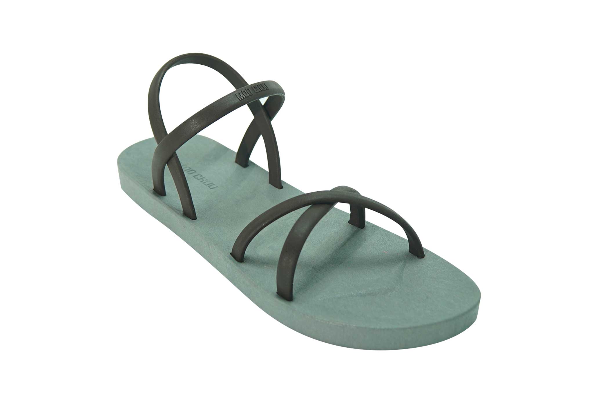 Cross Slim Grey Sole Brown Strap