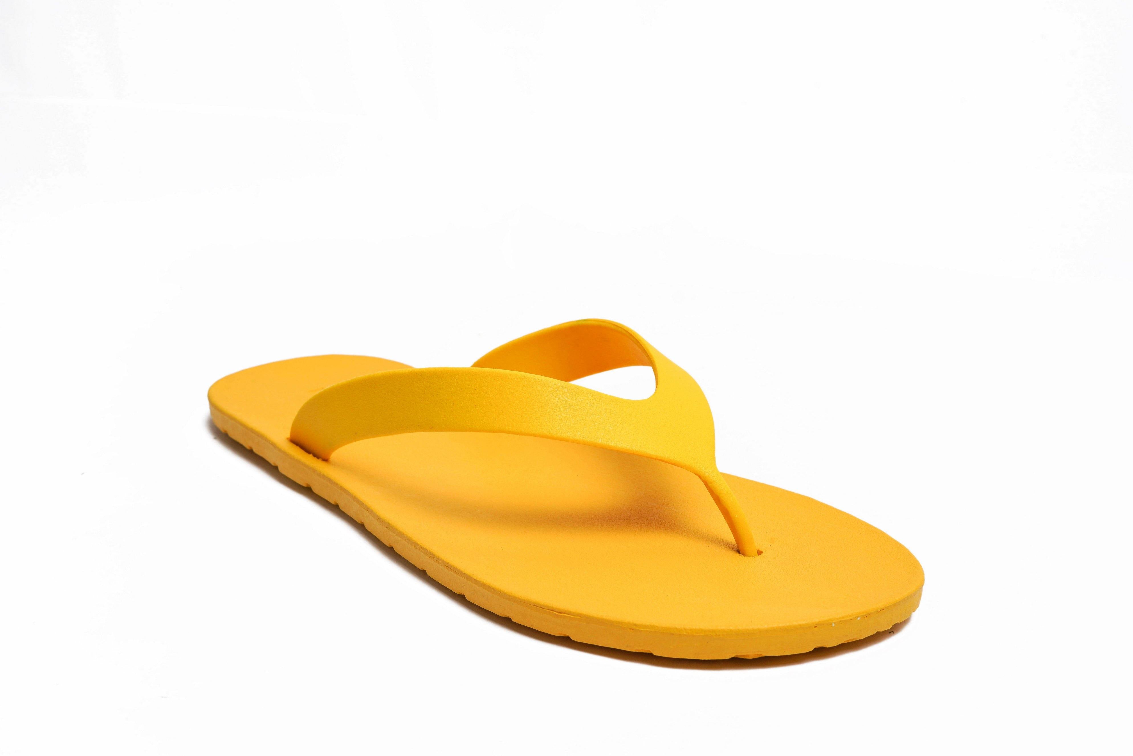 Flippy Yellow Sole Yellow Strap - Moo Chuu India