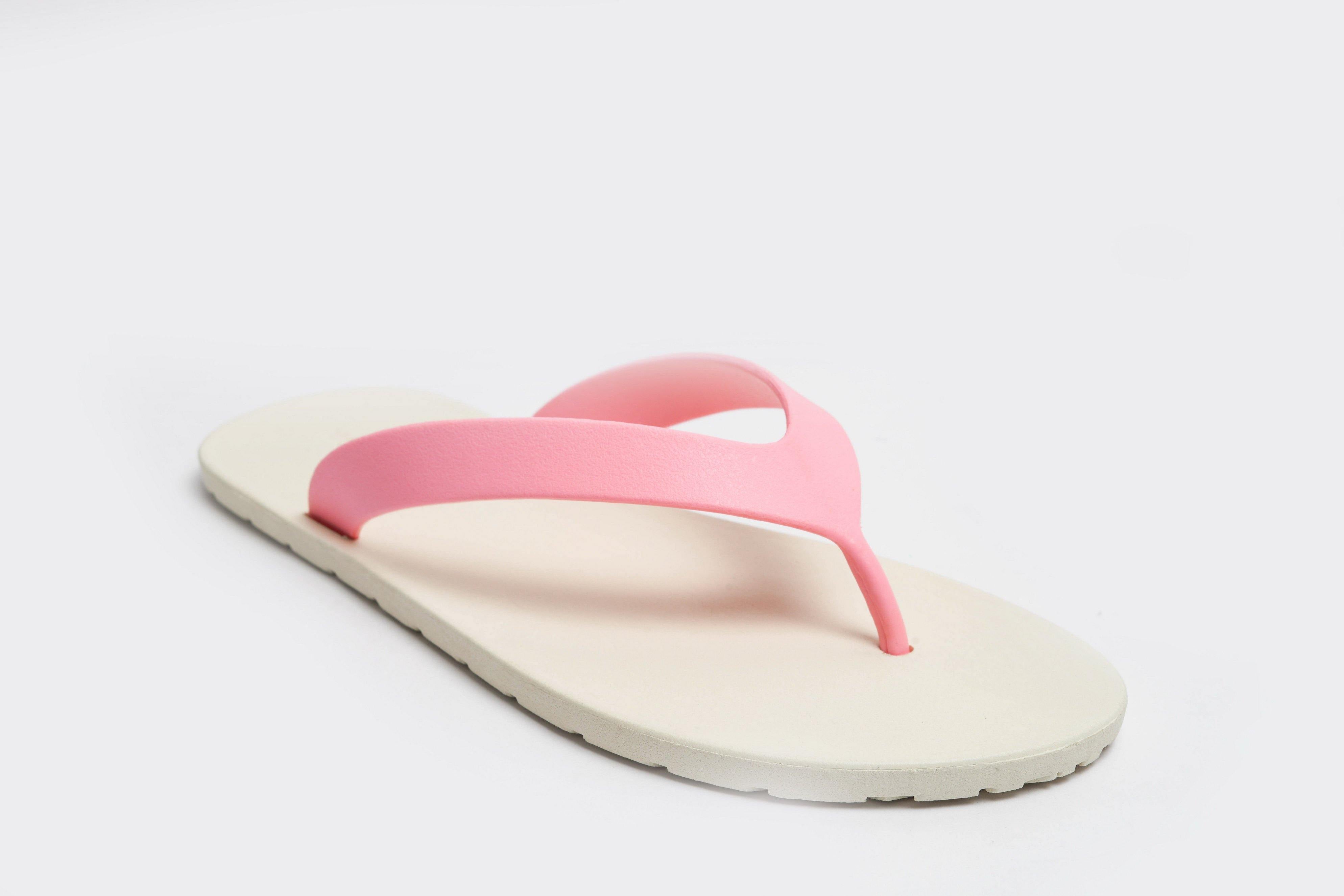 Flippy White Sole Light Pink Strap - Moo Chuu India