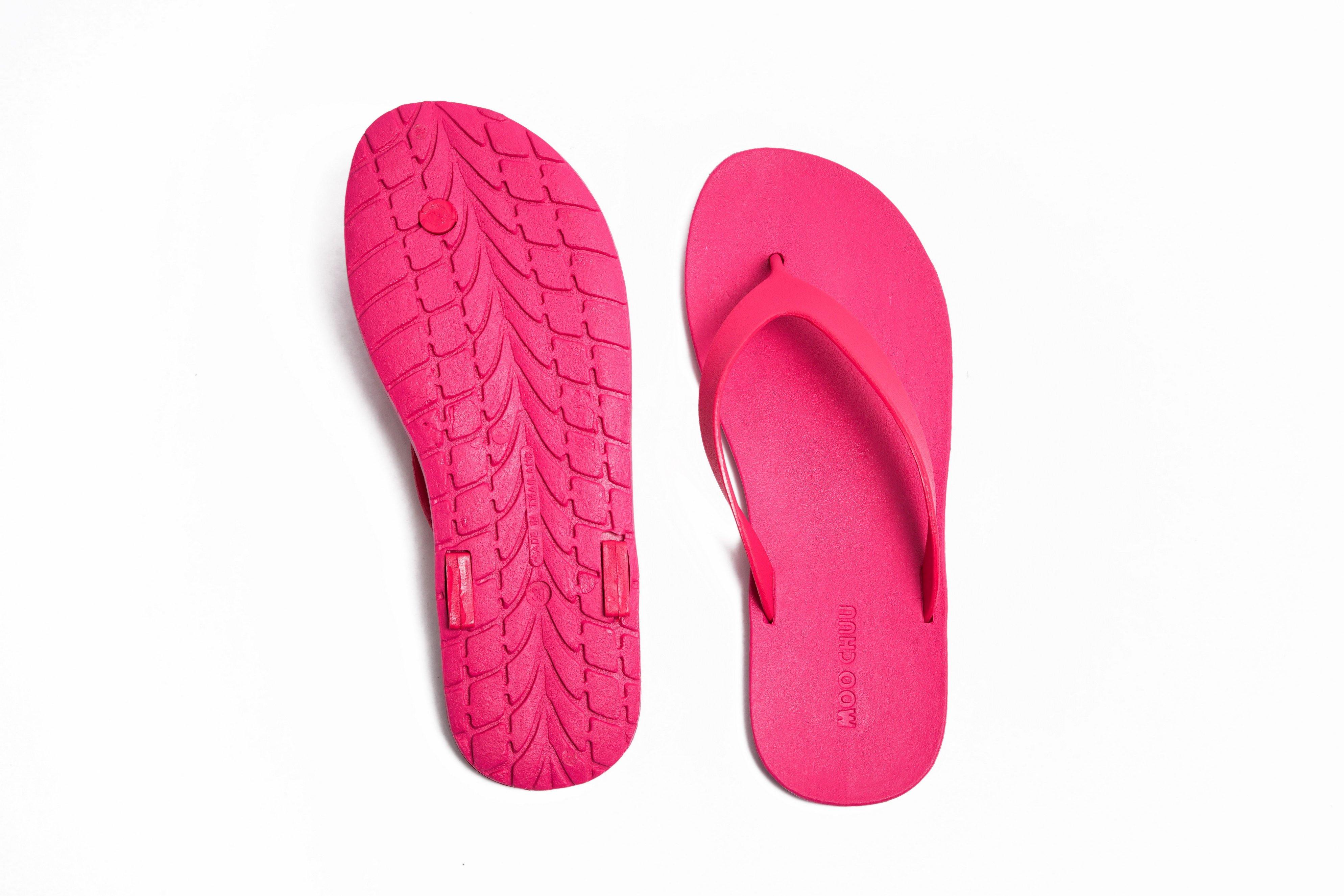 Flippy Pink Sole Pink Strap - Moo Chuu India