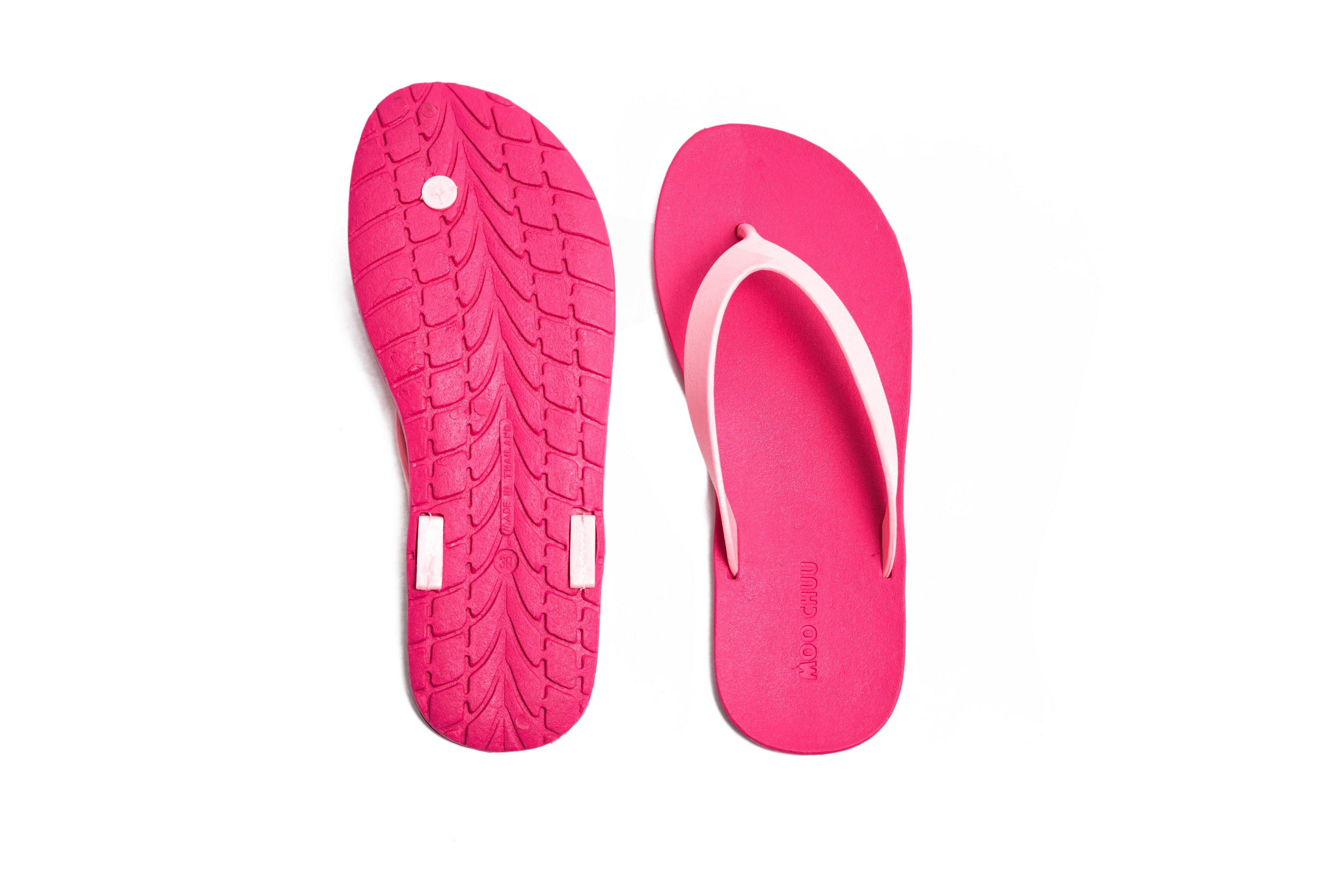 Flippy Pink Sole Light Pink Strap - Moo Chuu India