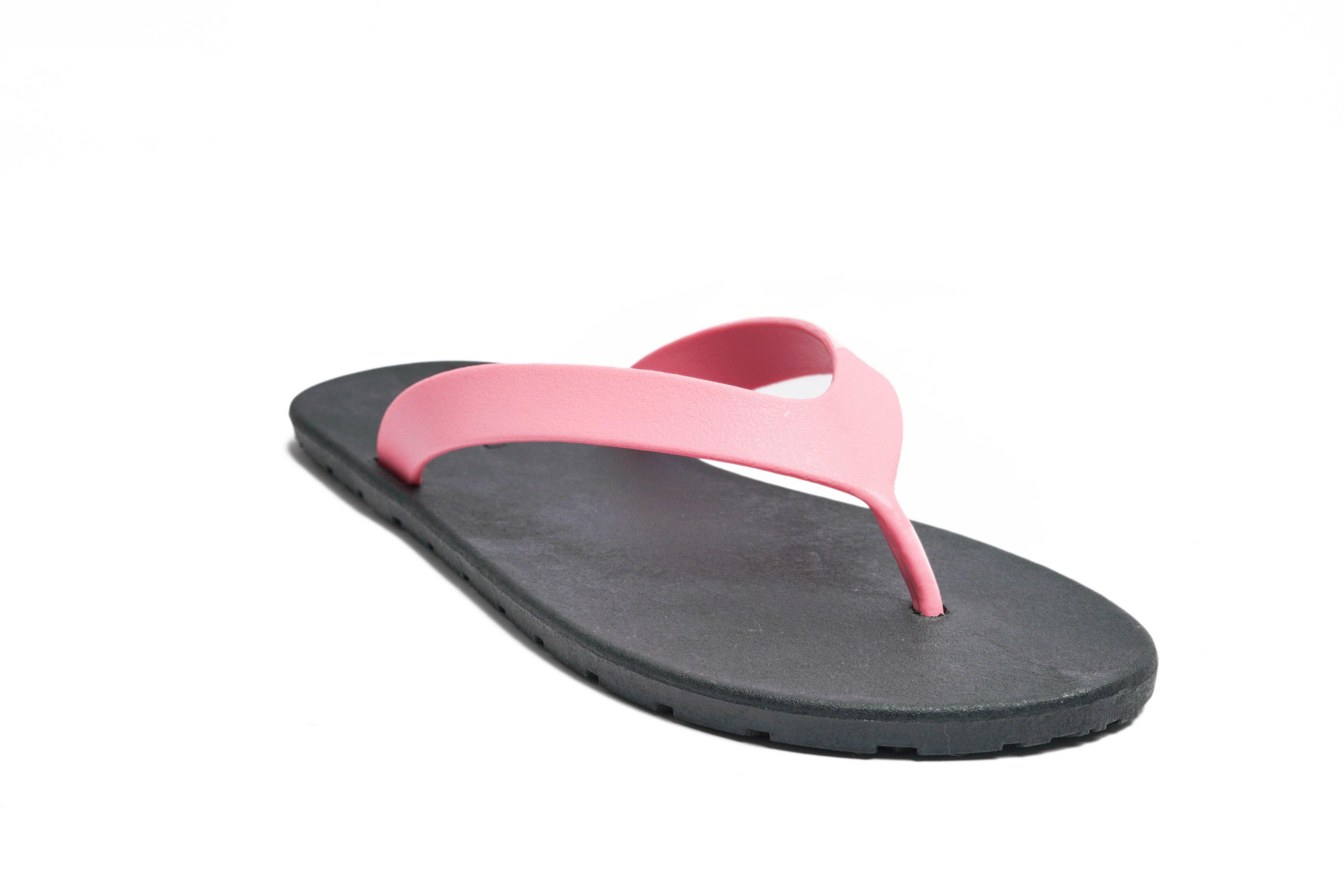 Flippy Black Sole Light Pink Strap - Moo Chuu India