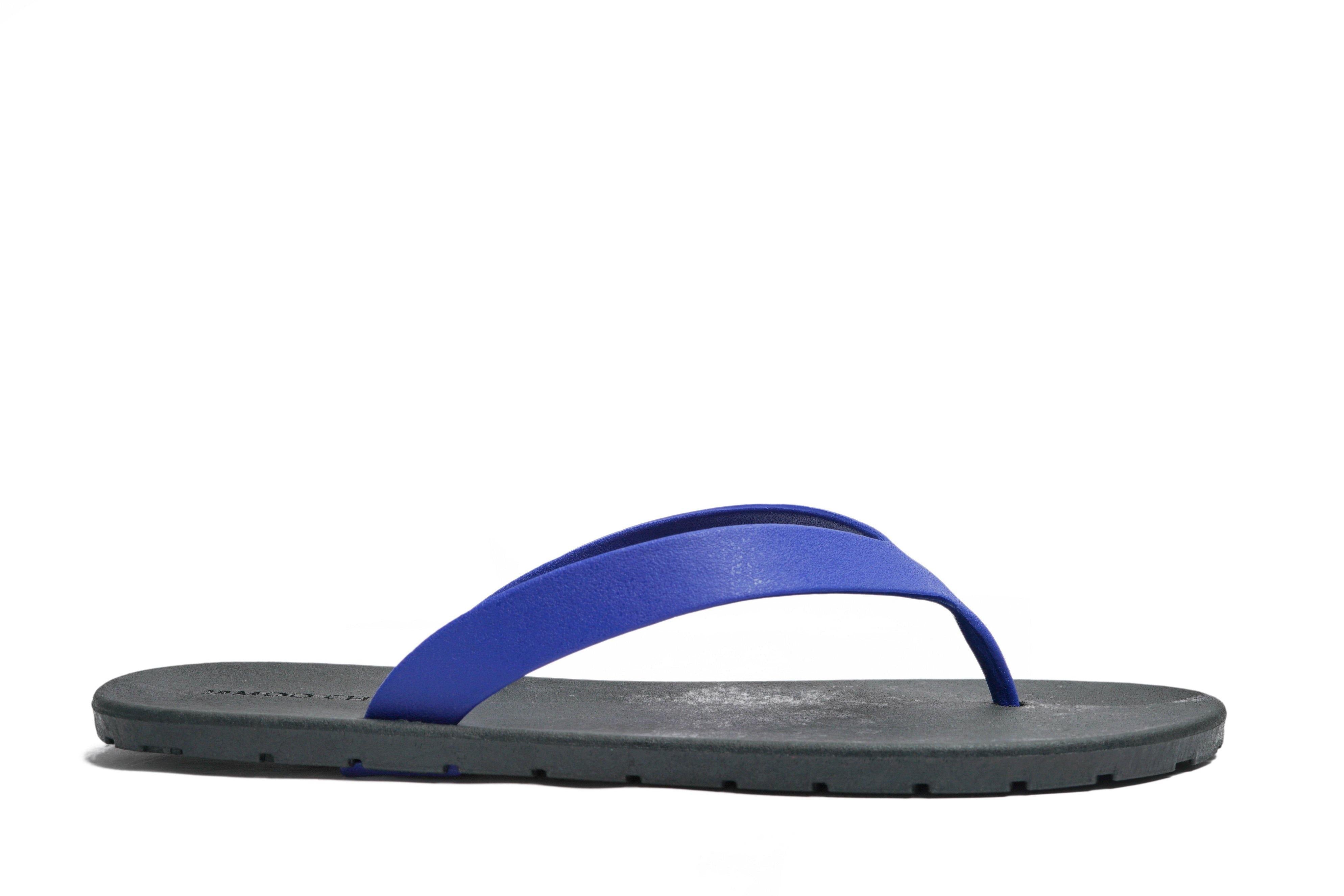 Flippy Black Sole Blue Strap - Moo Chuu India