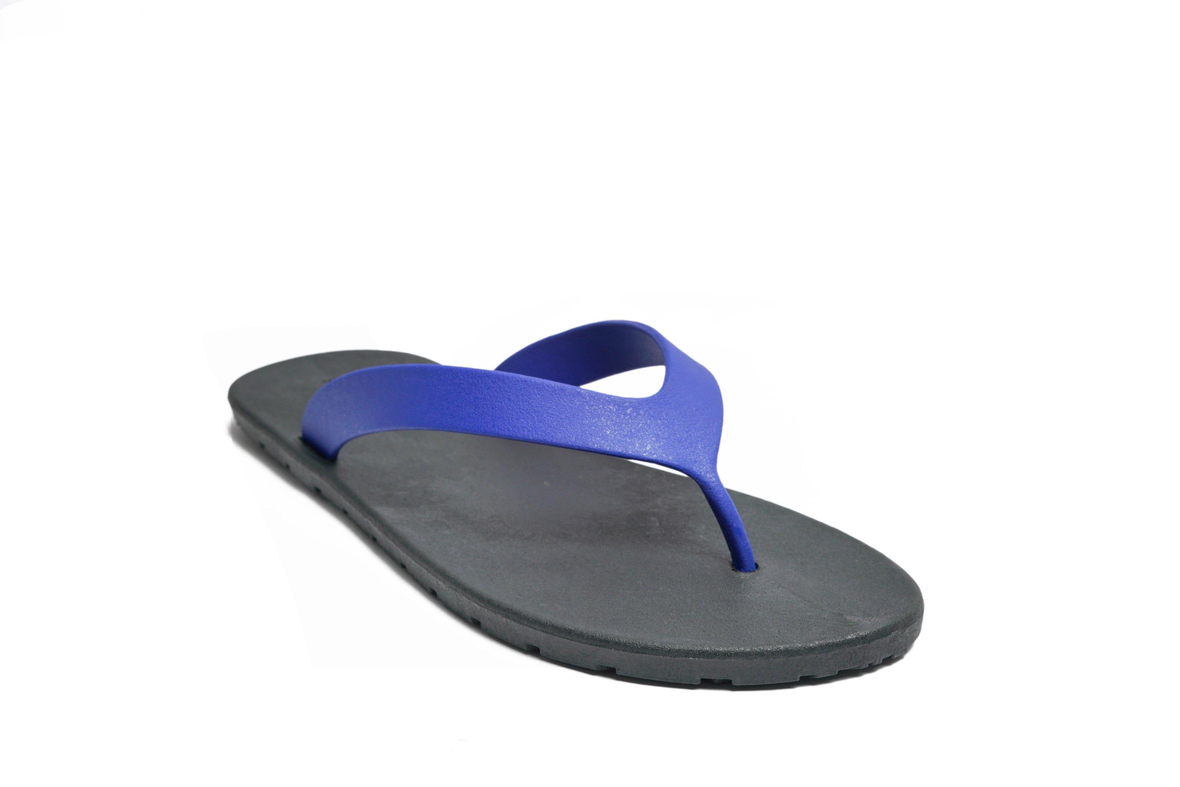 Flippy Black Sole Blue Strap - Moo Chuu India