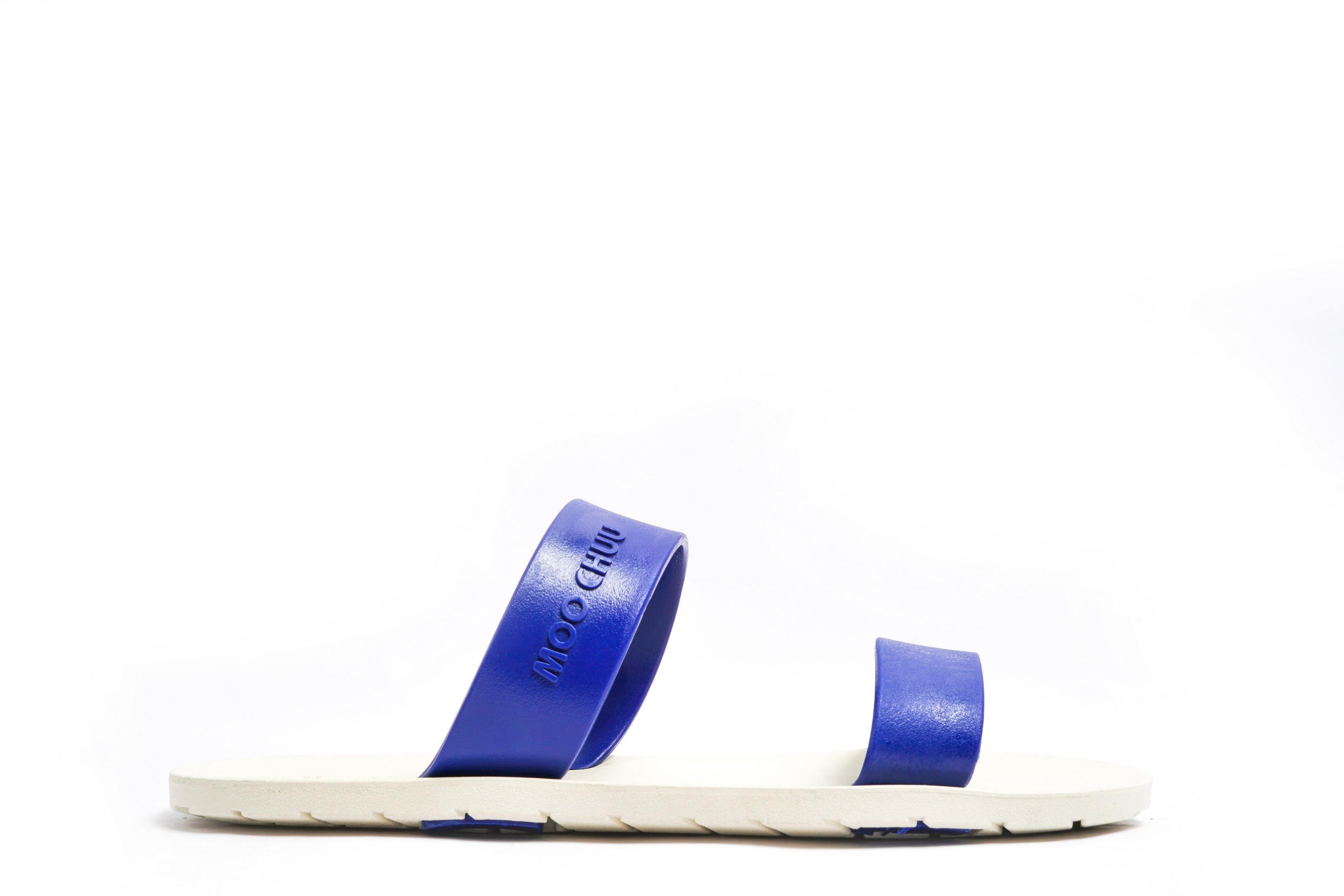 Twin White Sole Blue Strap - Moo Chuu India