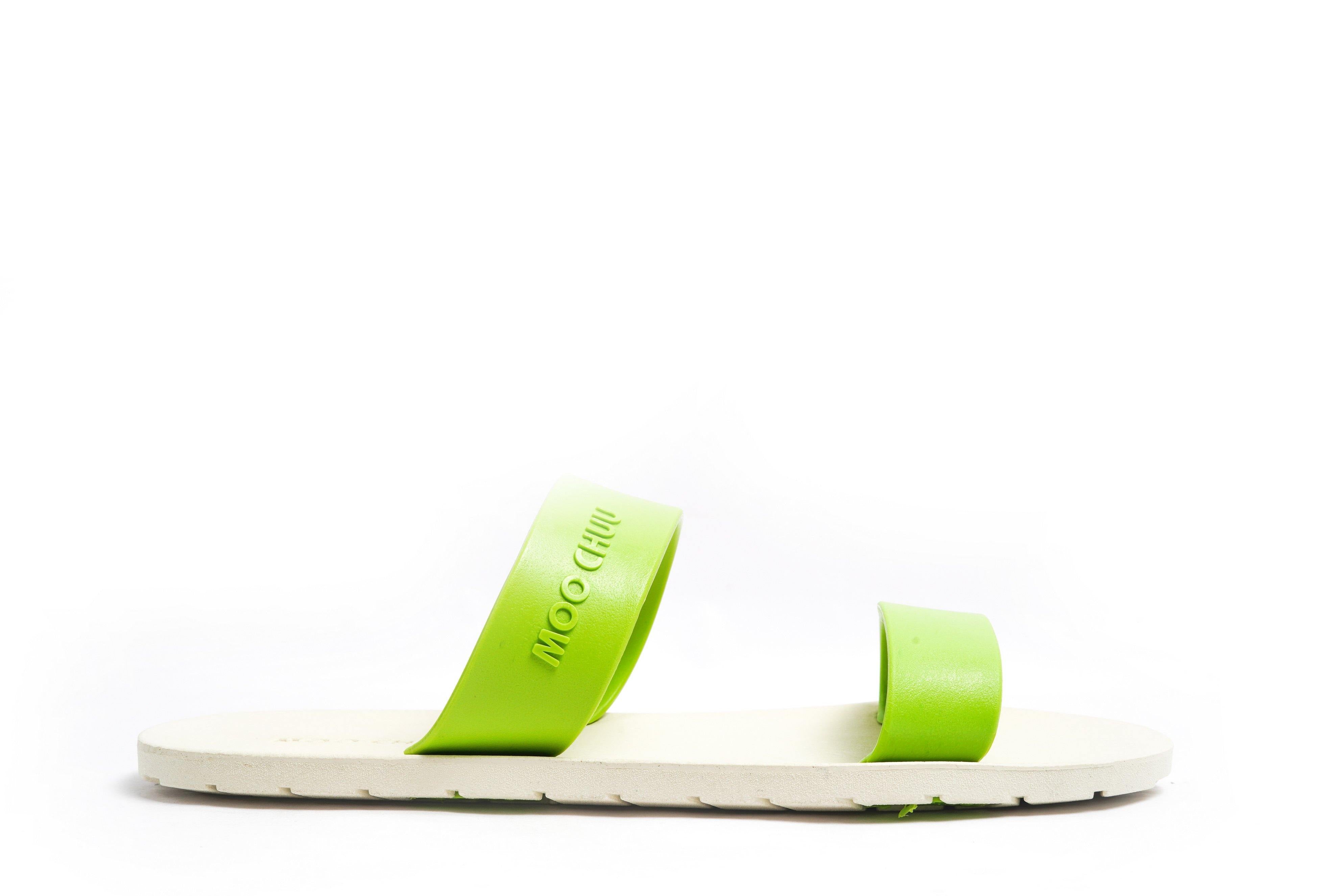 Twin White Sole Lime Strap - Moo Chuu India