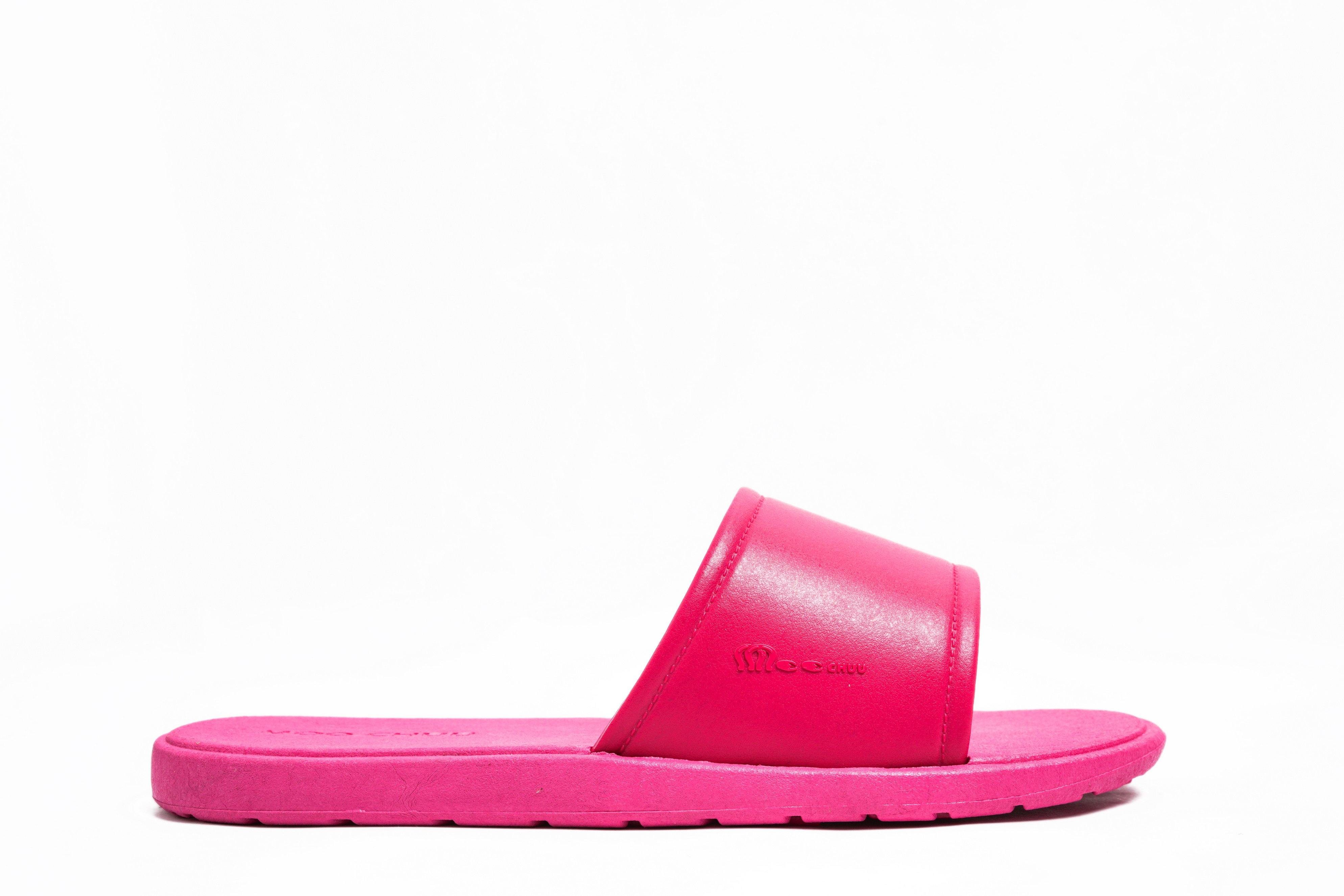 Fluffy Pink Sole Pink Strap - Moo Chuu India
