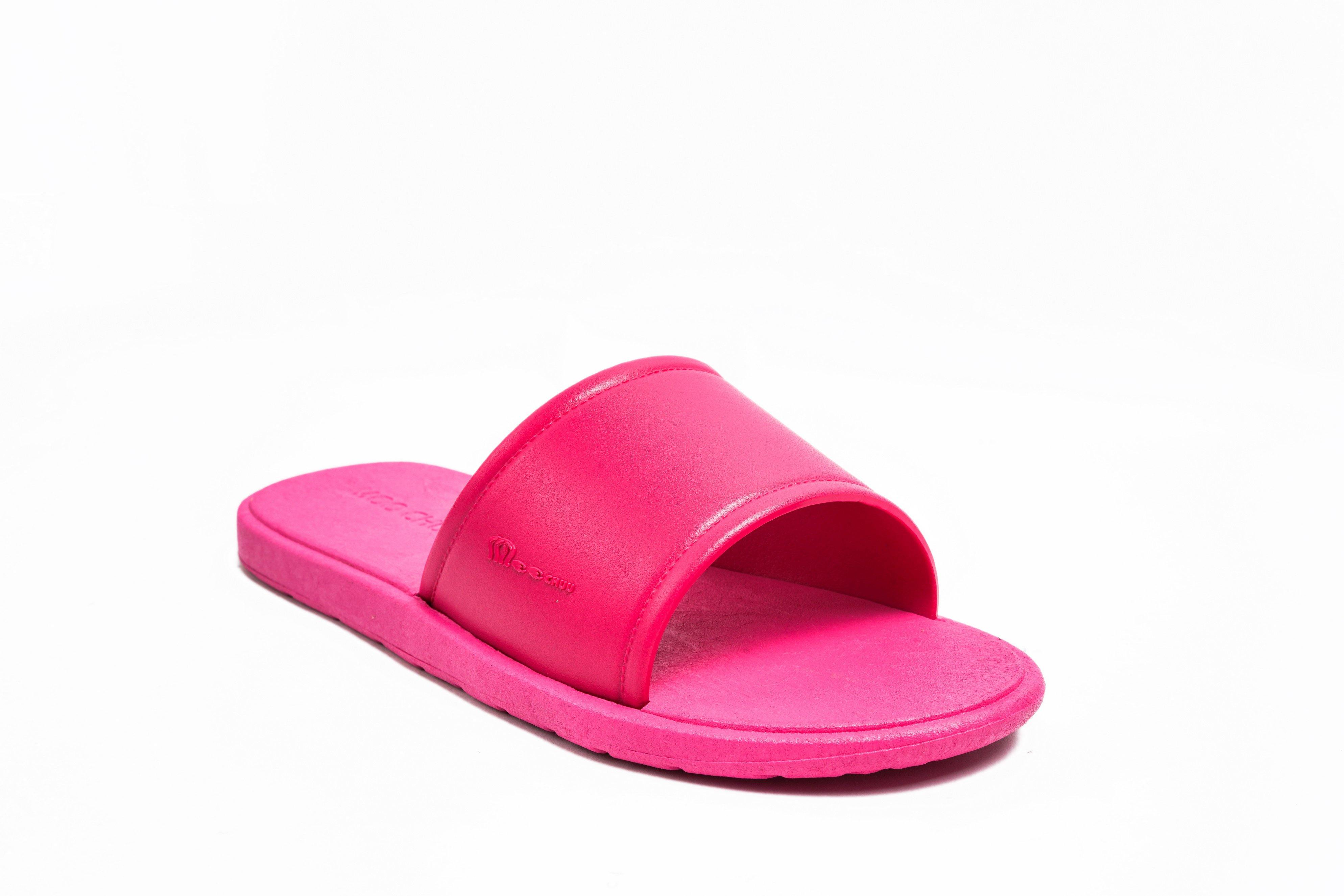 Fluffy Pink Sole Pink Strap - Moo Chuu India