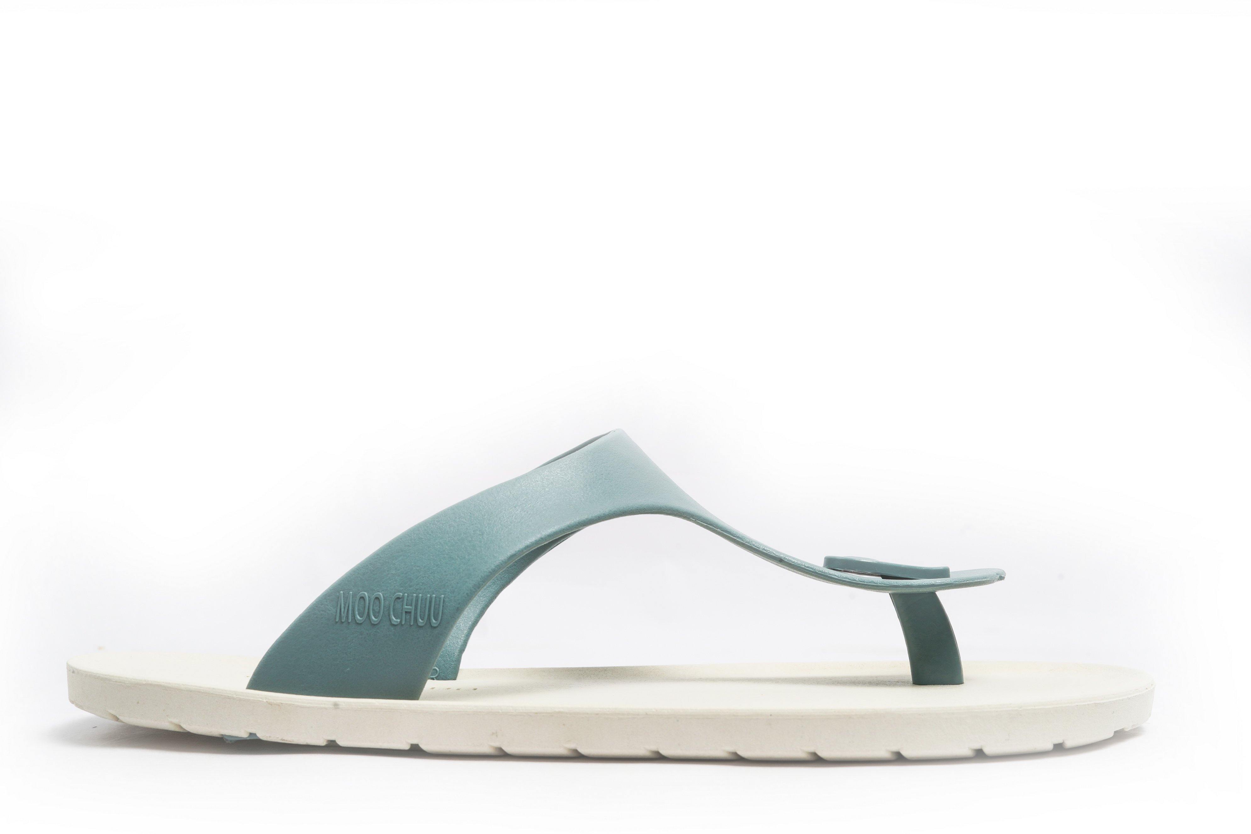 Candy White Sole Grey Strap - Moo Chuu India