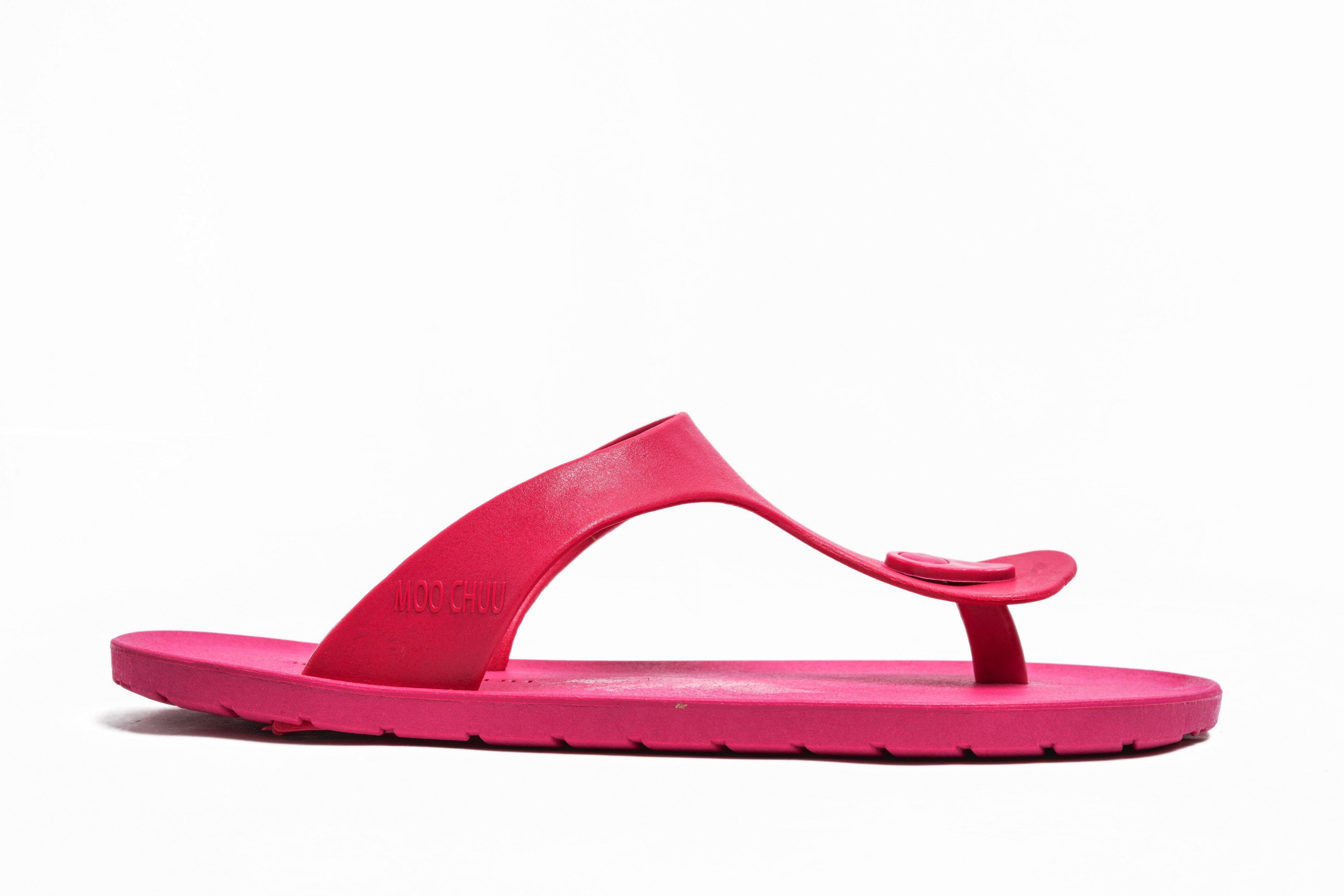 Candy Pink Sole Pink Strap - Moo Chuu India