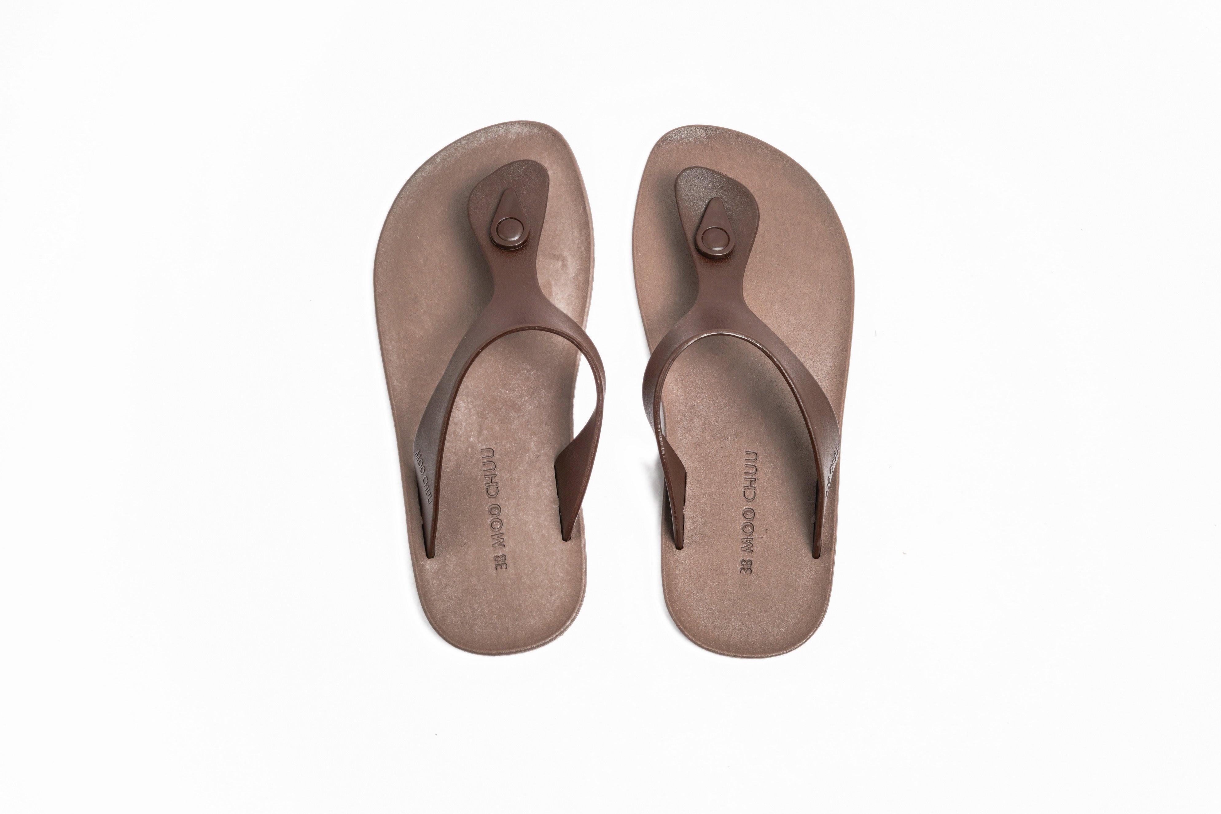 Candy Brown Sole Brown Strap - Moo Chuu India