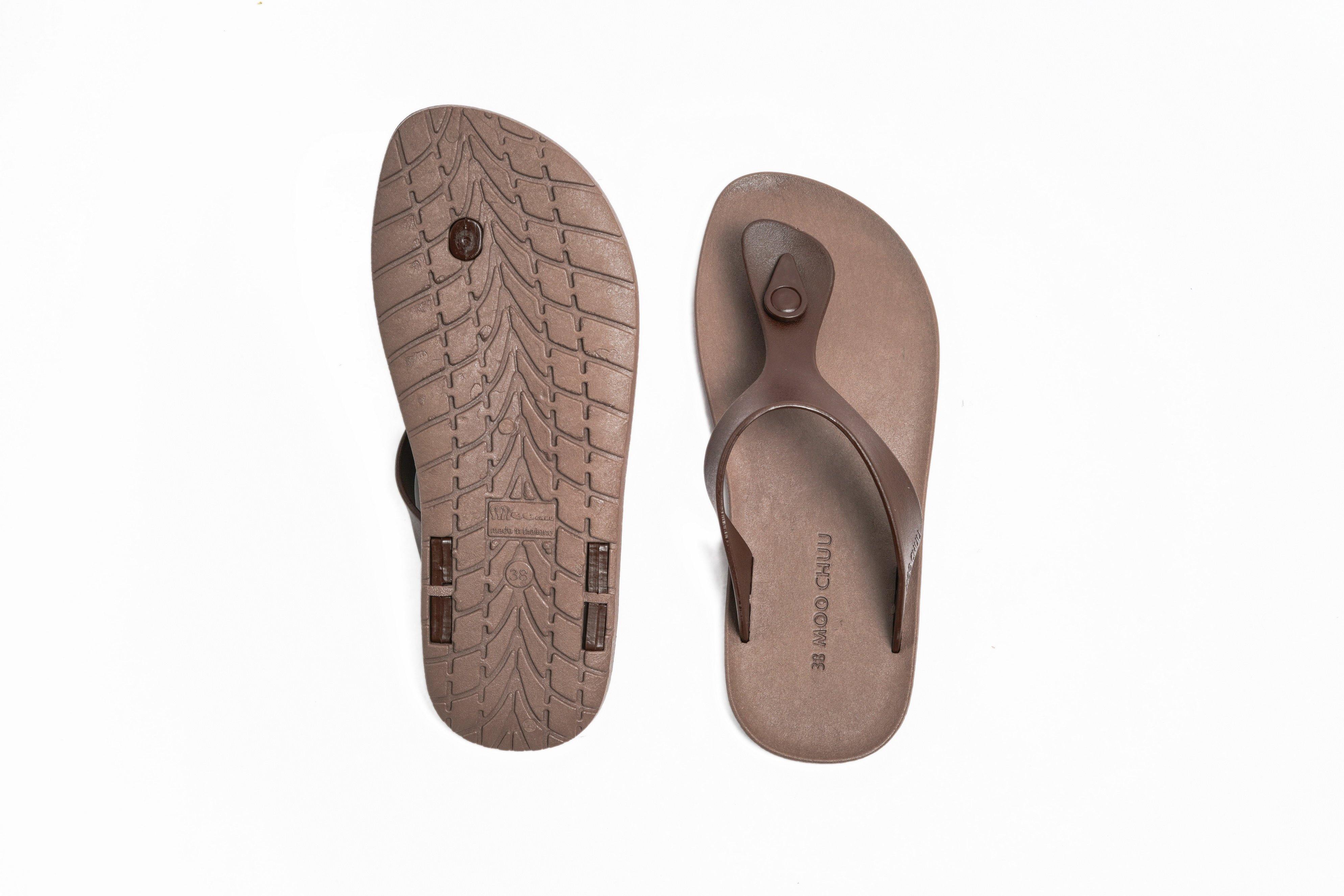 Candy Brown Sole Brown Strap - Moo Chuu India
